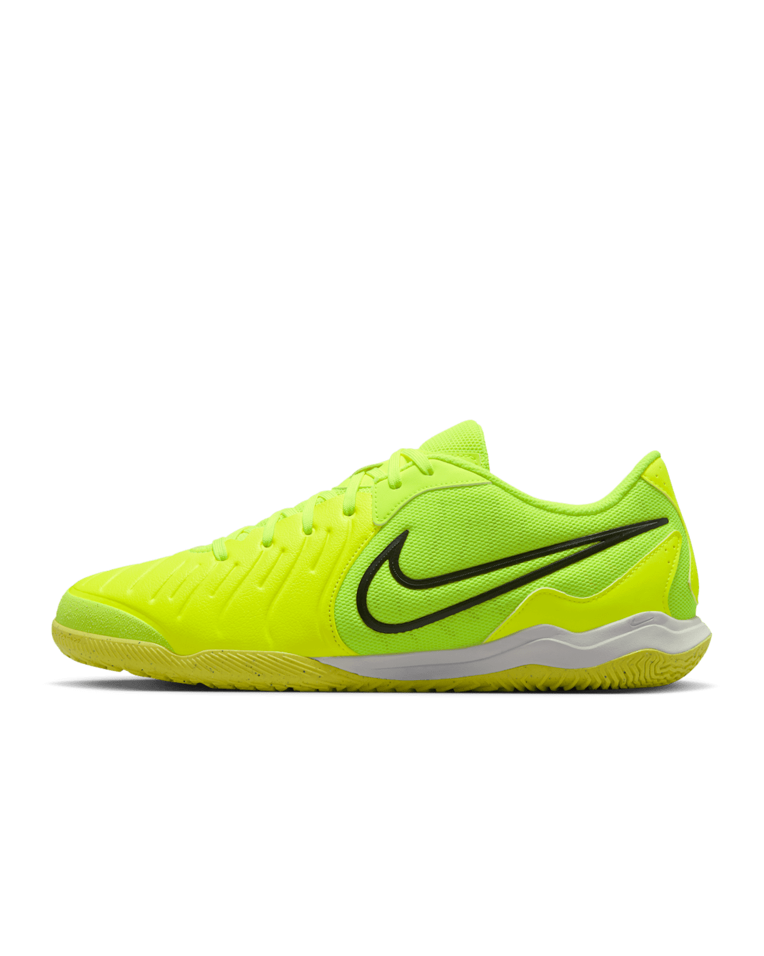Nike Tiempo Legend 10 Academy Indoor Court Low-Top Football Shoes - Volt/Black