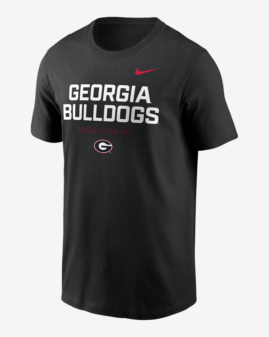 Georgia Courtside Basketball Men's Nike Dri-FIT College T-Shirt - Black