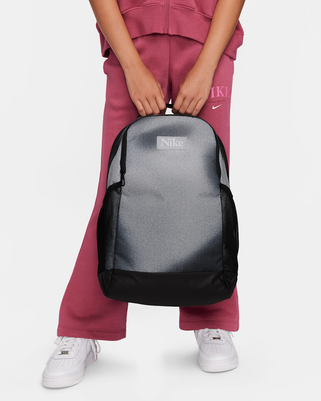 Nike Brasilia Kids' Backpack (18L) - Black/Black/White