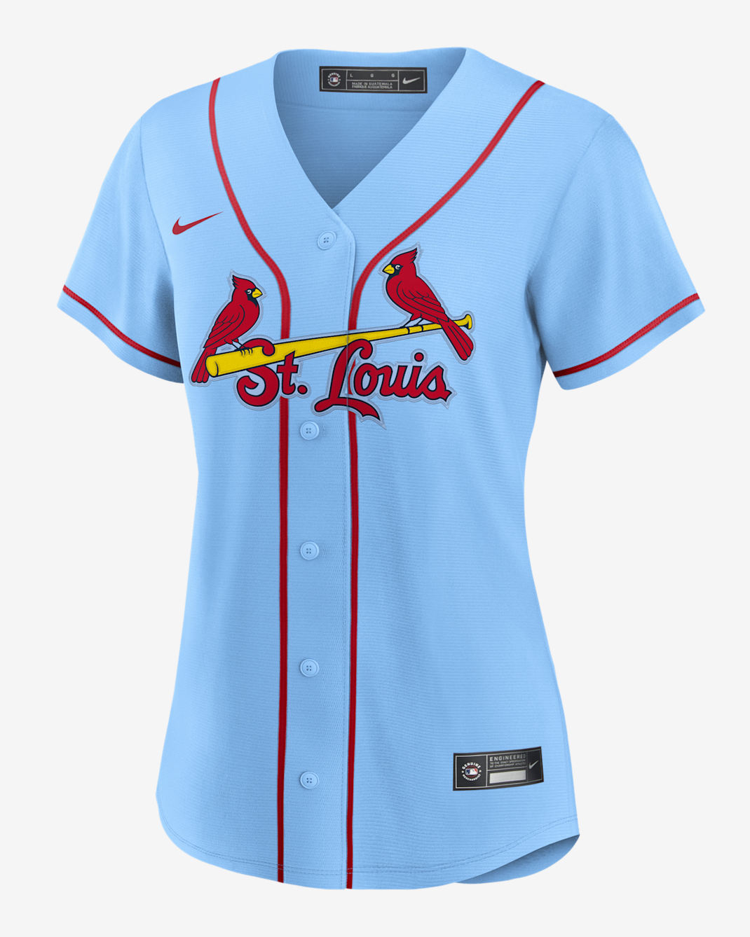 MLB St. Louis Cardinals (Nolan Arenado) Women's Replica Baseball Jersey - Light Blue