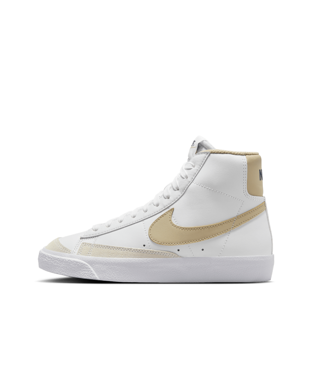 รองเท้าเด็กโต Nike Blazer Mid '77 - ขาว/Thunder Blue/Desert Khaki
