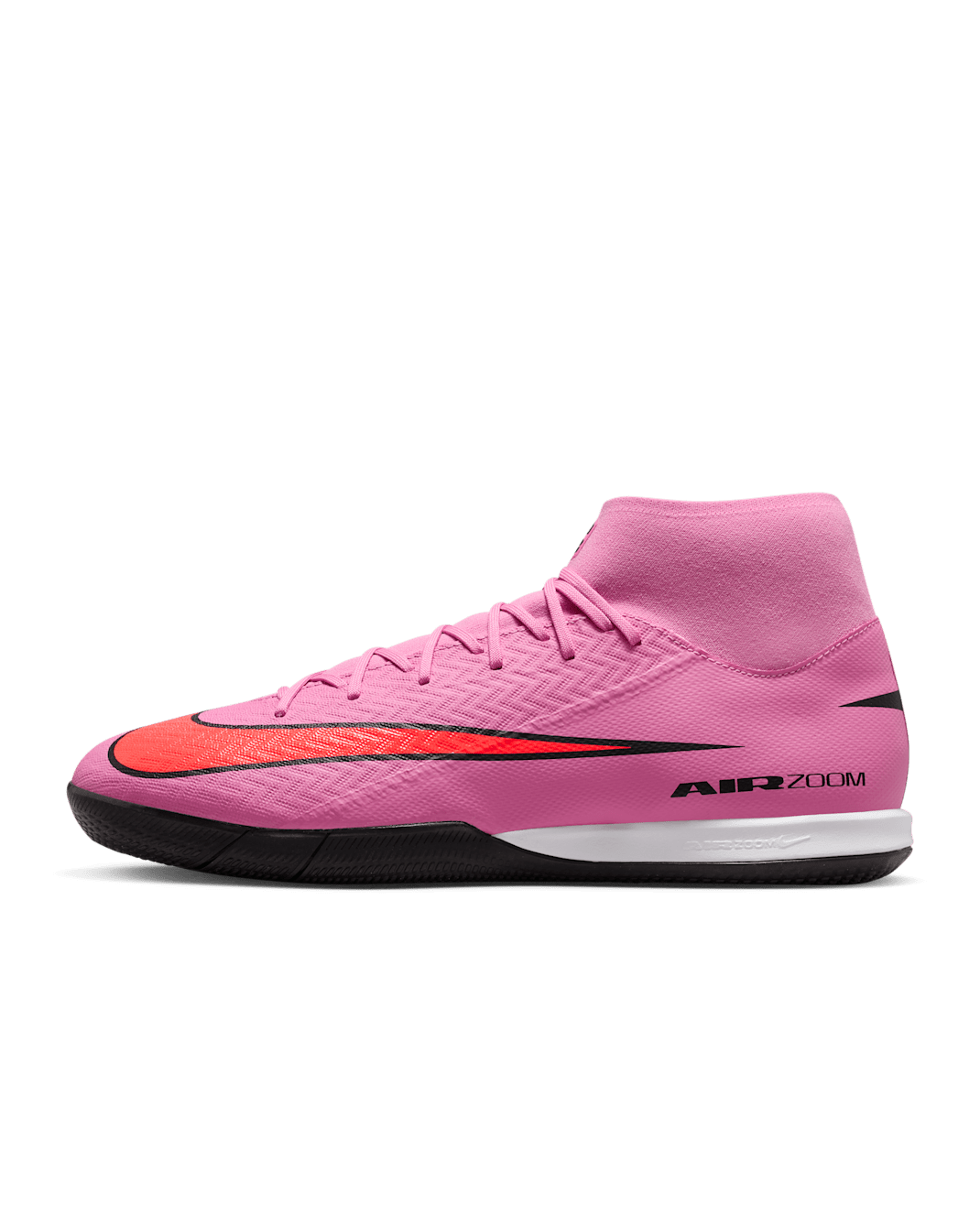Nike Mercurial Superfly 10 Academy IC High-Top Football Shoes - Magic Flamingo/Total Crimson/Black
