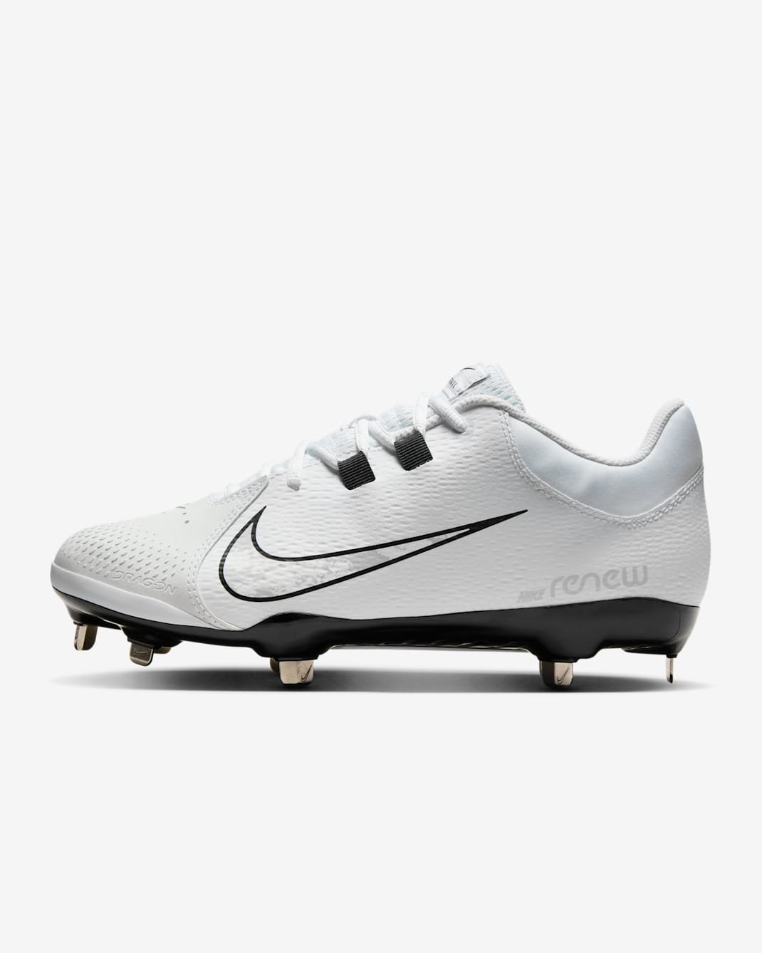 Nike Hyperdiamond 4 Pro Women's Softball Cleats - White/Black/Wolf Grey