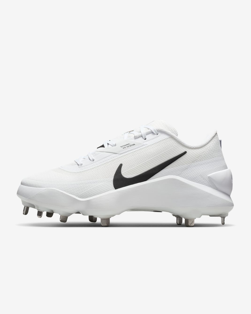 Nike Diamond Showcase MTL Baseball Cleats - White/Black