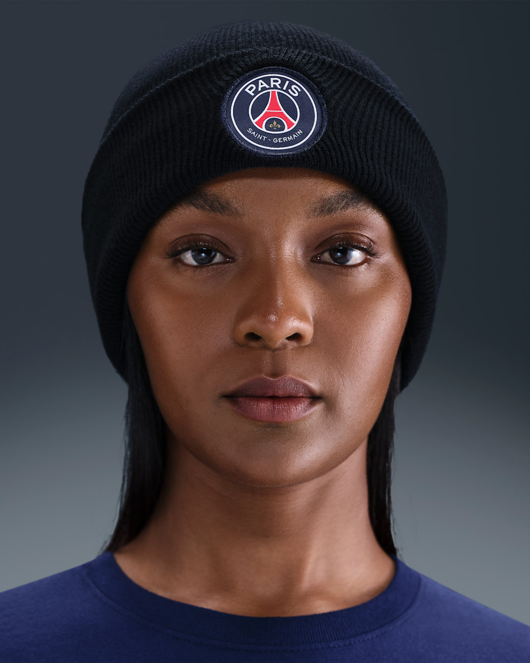 Mössa Paris Saint-Germain Peak - Svart/Vit