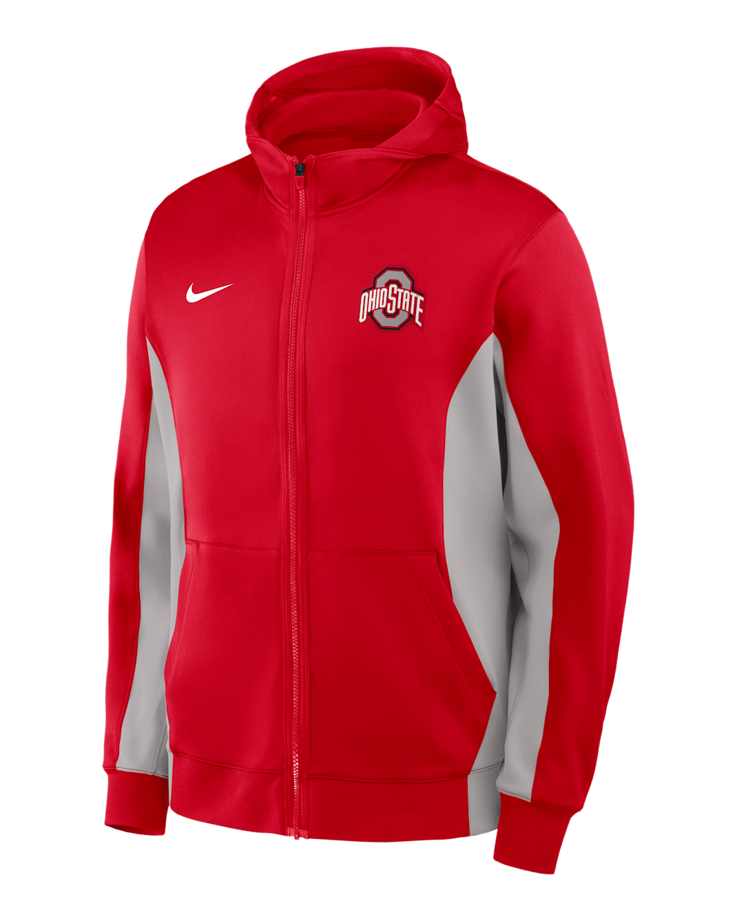 Ohio State Game Men's Nike Dri-FIT College Full-Zip Hooded Jacket - Scarlet