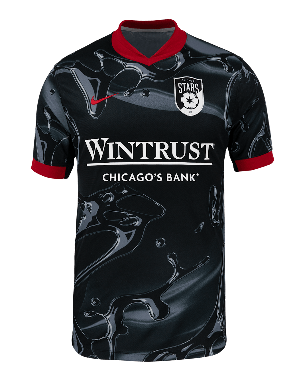 Mallory Swanson Chicago Stars FC 2025 Stadium Away Men's Nike Dri-FIT NWSL Replica Jersey - Black