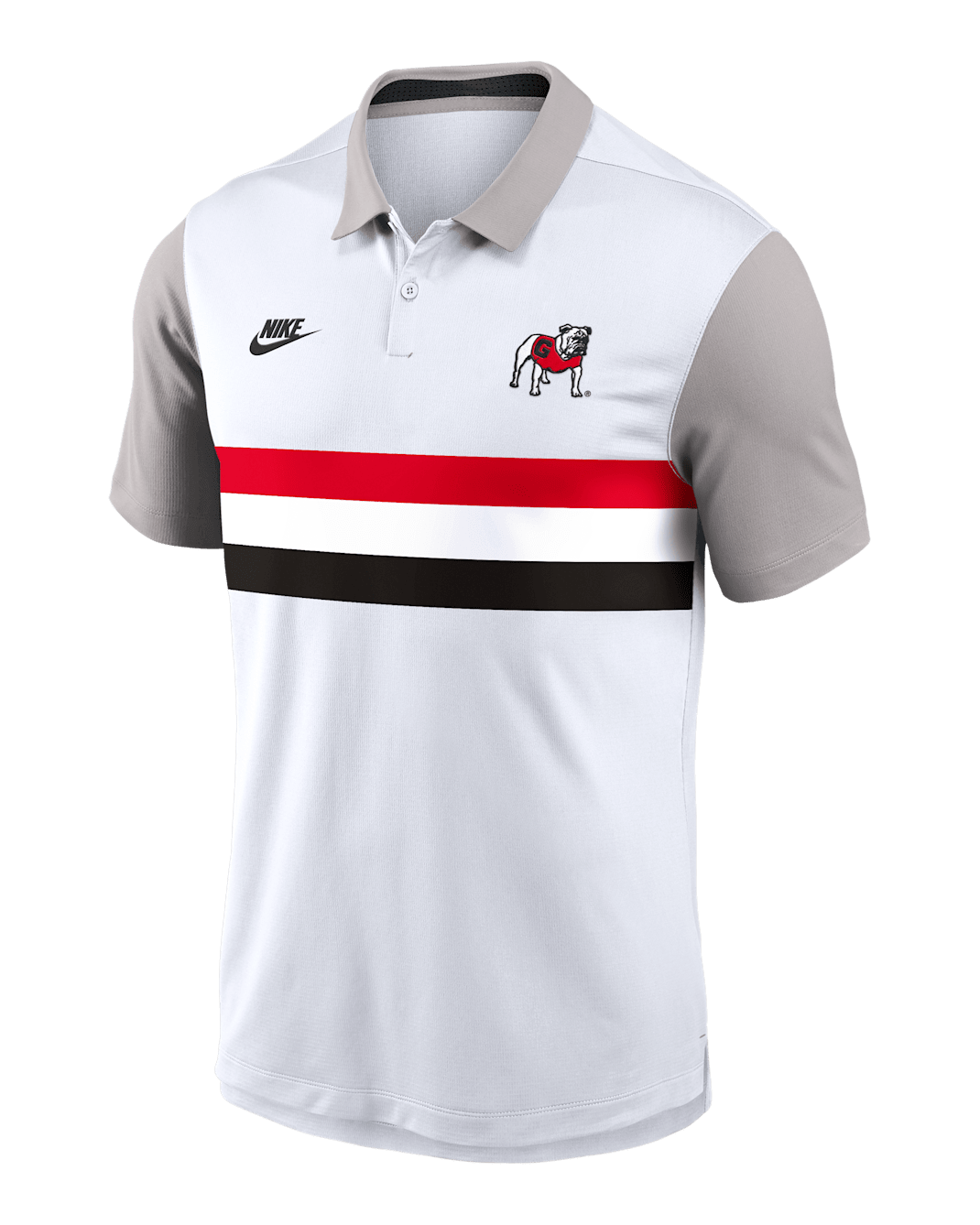 Georgia Athletic Prep Vapor Legacy Logo Men's Nike Dri-FIT College Polo - White