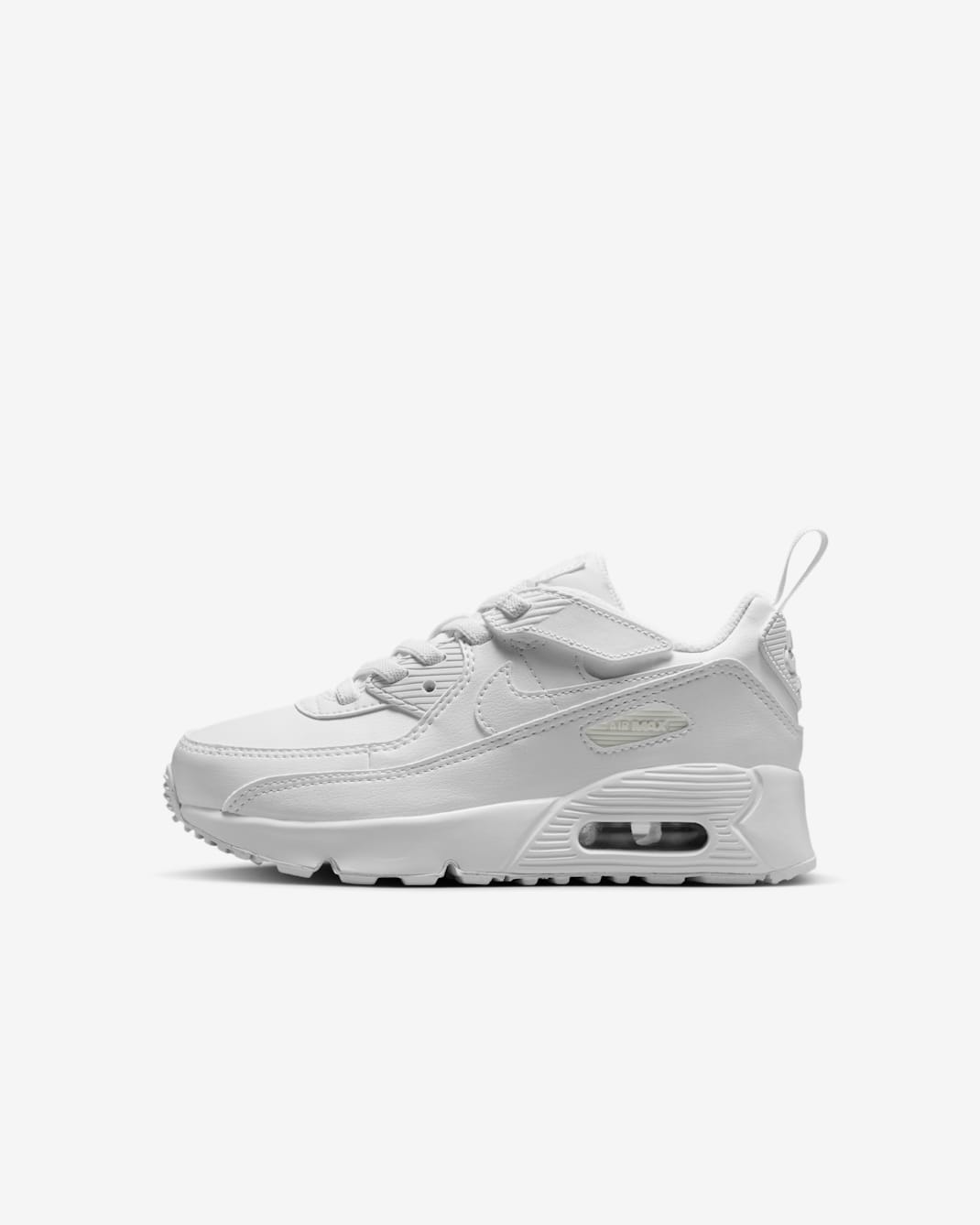 Nike Air Max 90 EasyOn Younger Kids' Shoes - White/Metallic Silver/White