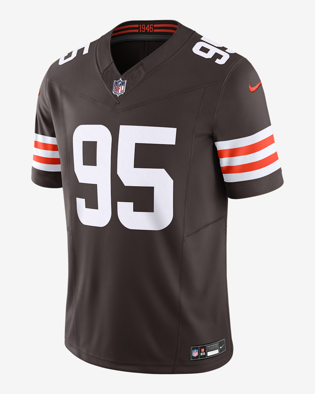 Jersey Nike Dri-FIT de la NFL Limited para hombre Myles Garrett Cleveland Browns - Marrón foca