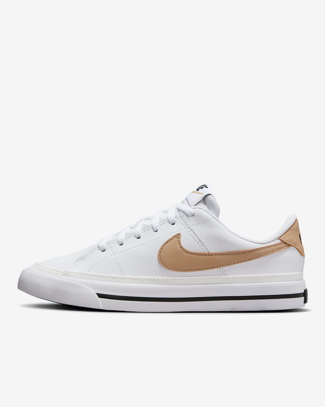 NikeCourt Legacy Older Kids' Shoes - White/Black/Hemp