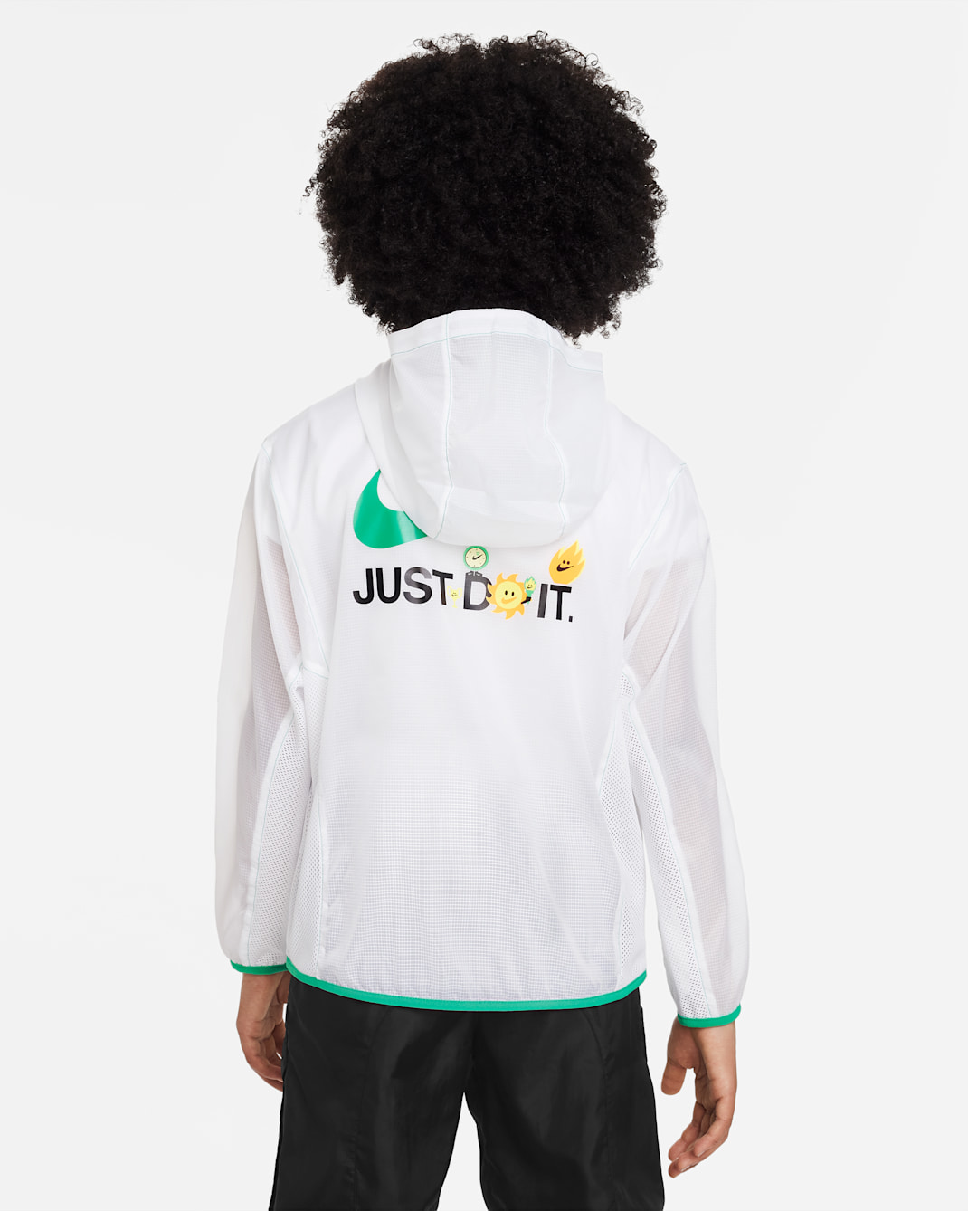 Nike Sportswear Older Kids' (Boys') Packable Jacket - White