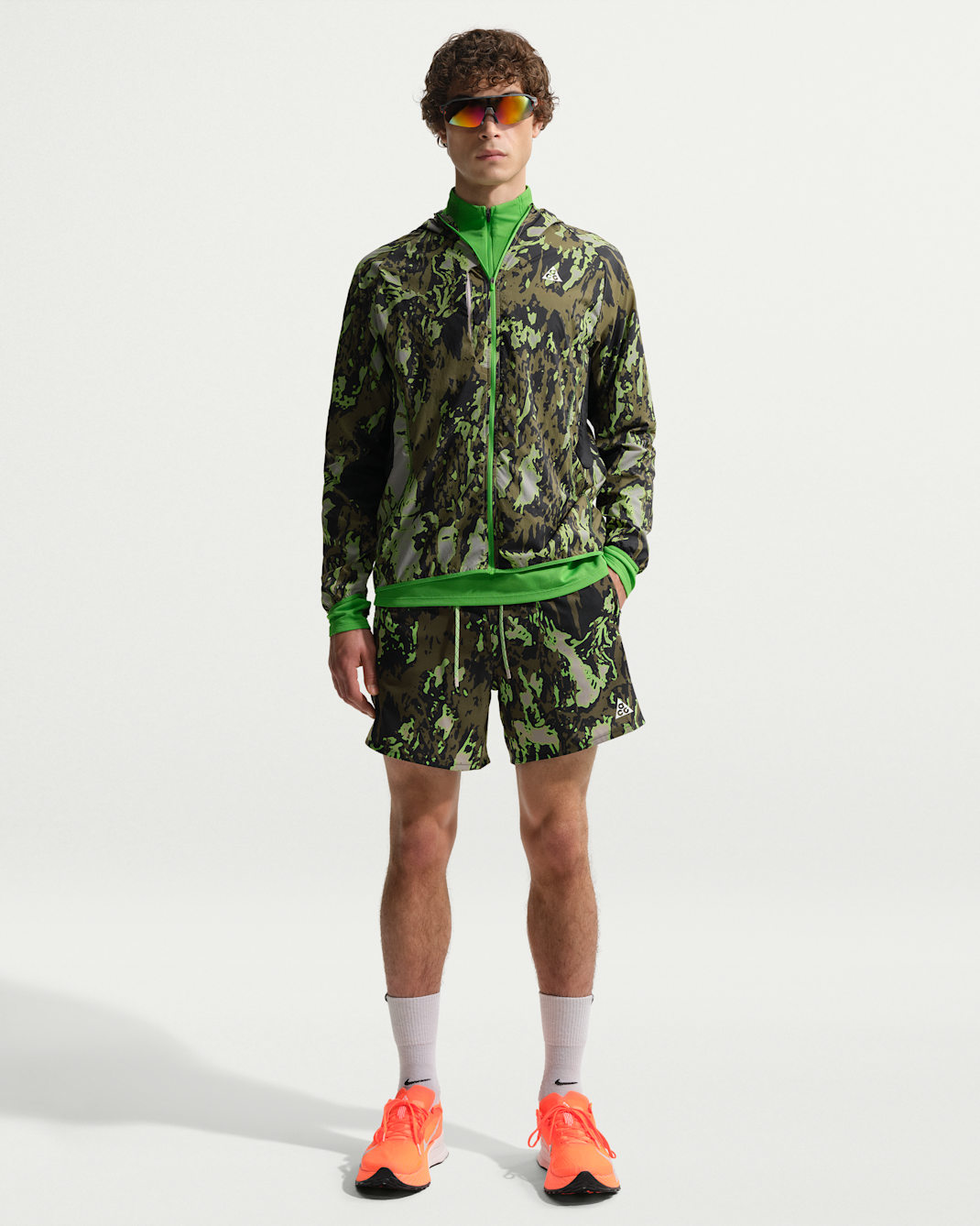 Nike ACG Men's Dri-FIT 6" Brief-Lined Trail Running Shorts - College Grey/Black/Summit White