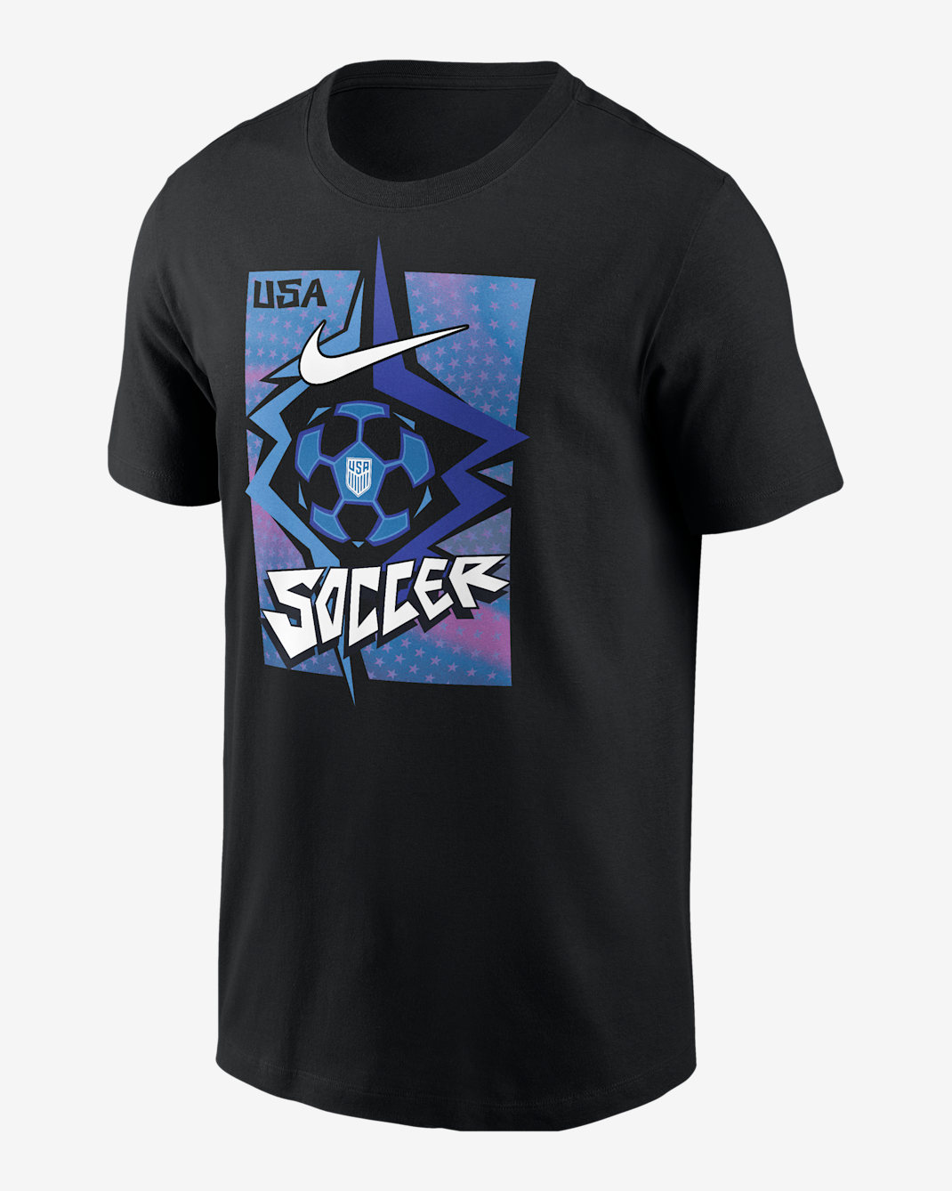 Nike Men's Soccer Cotton Short-Sleeve T-Shirt - Black