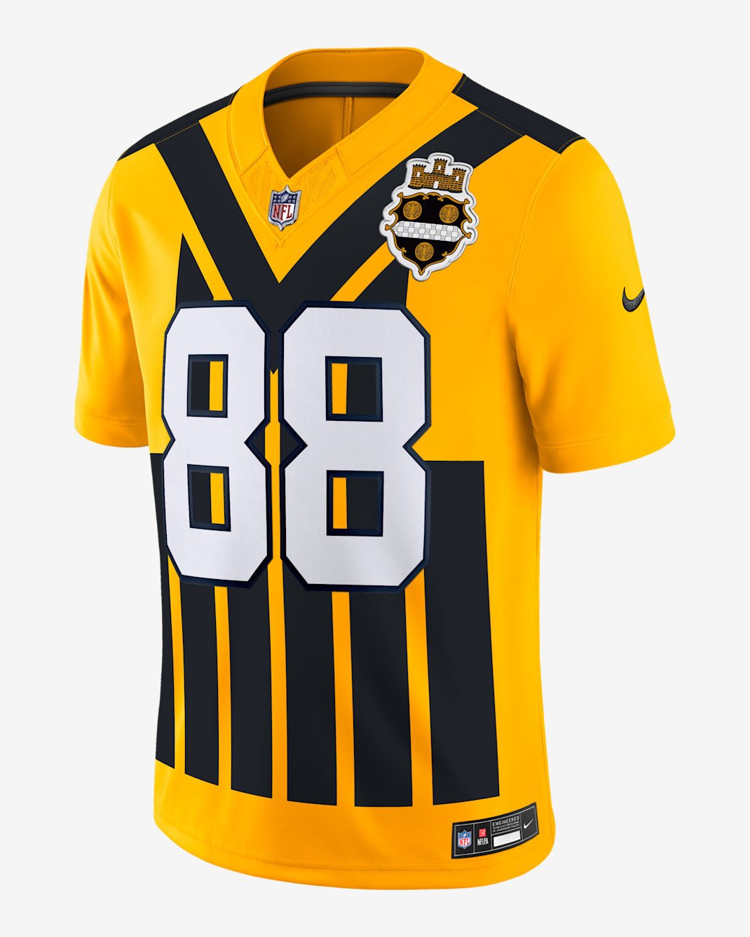 Pat Freiermuth Pittsburgh Steelers Men's Nike Dri-FIT NFL Limited Jersey - Gold