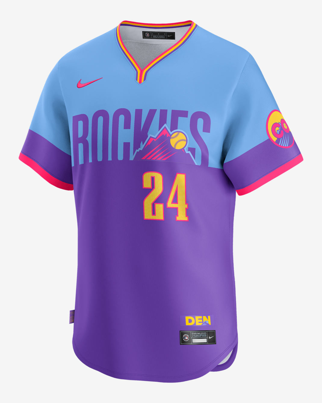 Jersey Nike Dri-FIT ADV de la MLB Limited para hombre Ryan McMahon Colorado Rockies City Connect - Morado