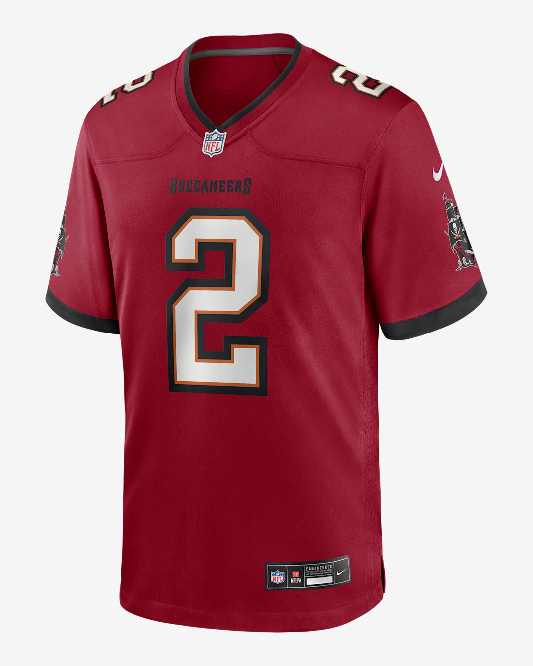 Jersey Nike de la NFL Game para hombre de Emeka Egbuka de los Tampa Bay Buccaneers - Rojo