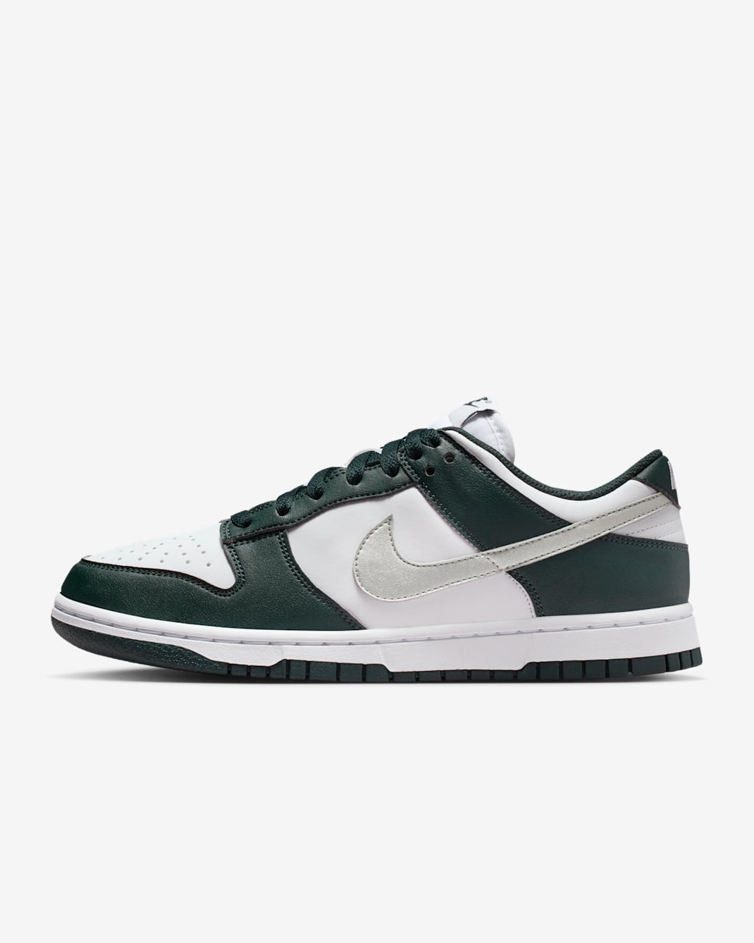 Nike Dunk Low Women's Shoes - Seaweed/White/Sail/Metallic Silver