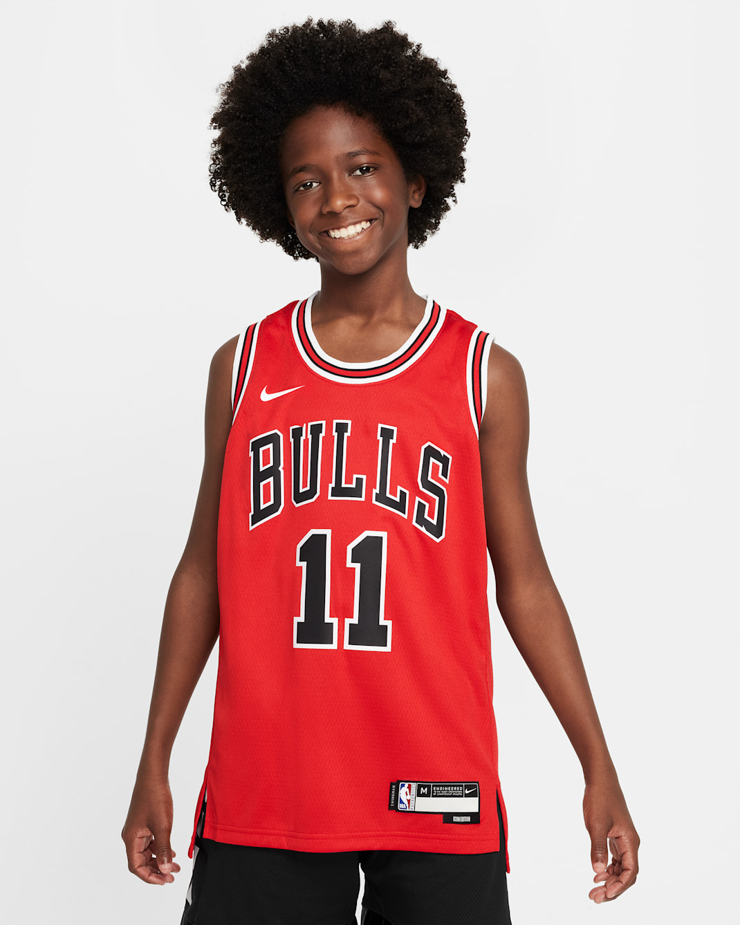 Φανέλα Nike NBA Swingman Σικάγο Μπουλς 2023/24 Icon Edition για μεγάλα παιδιά - University Red