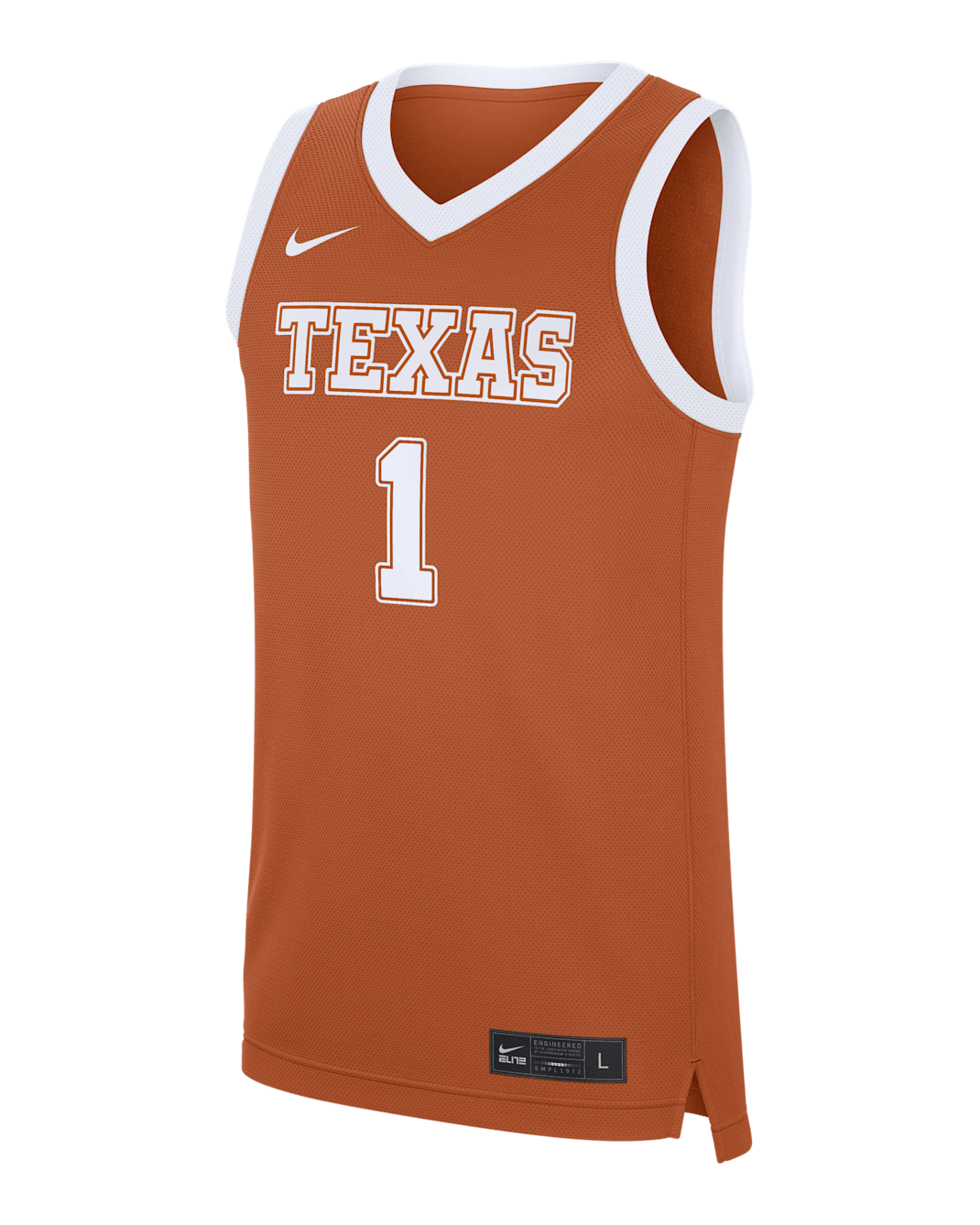 Jersey de básquetbol universitario Nike para hombre Texas Longhorns Replica - Naranja desierto
