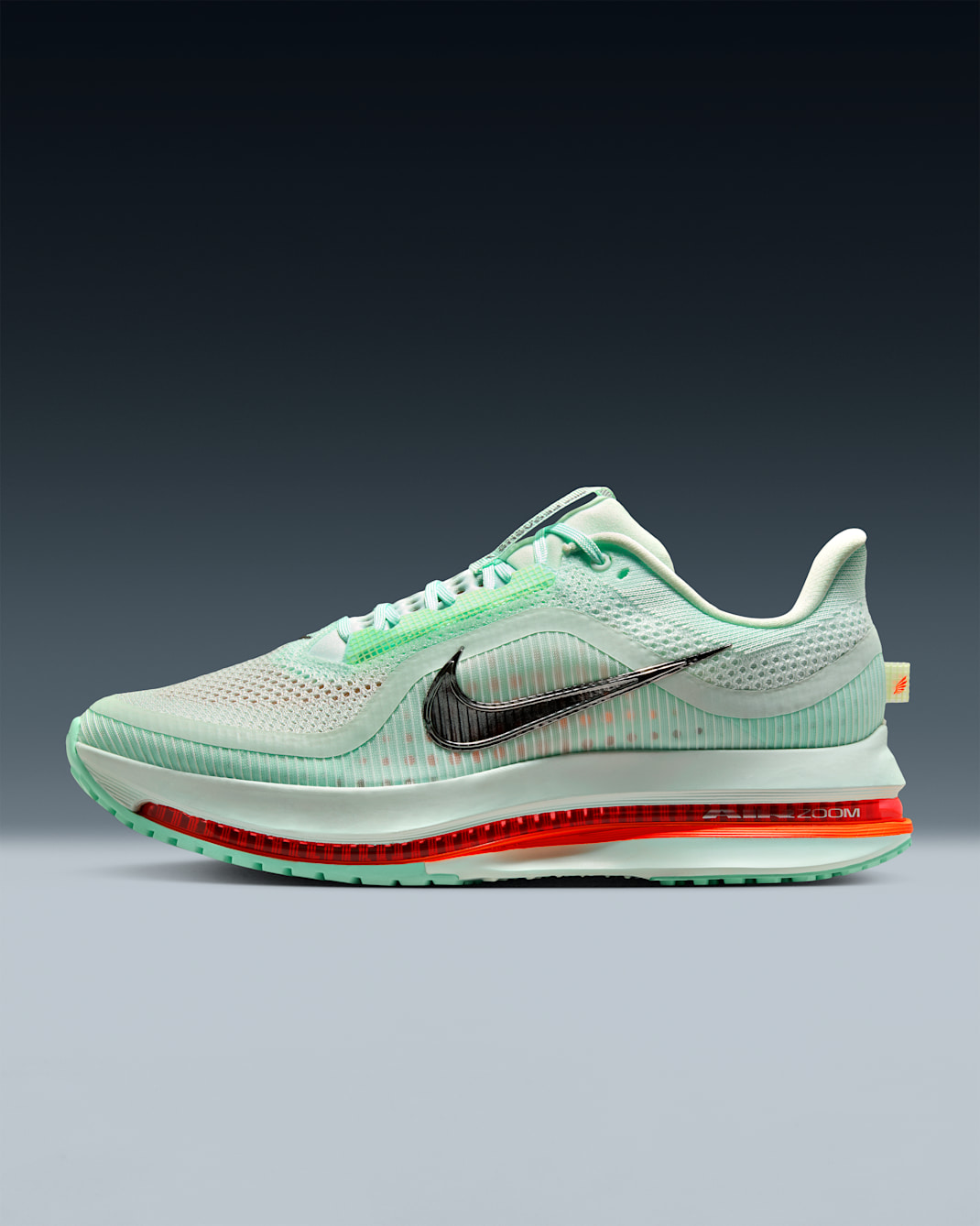Nike Pegasus Premium Men's Road Running Shoes - Barely Green/Mint Foam/Metallic Silver/Bright Crimson