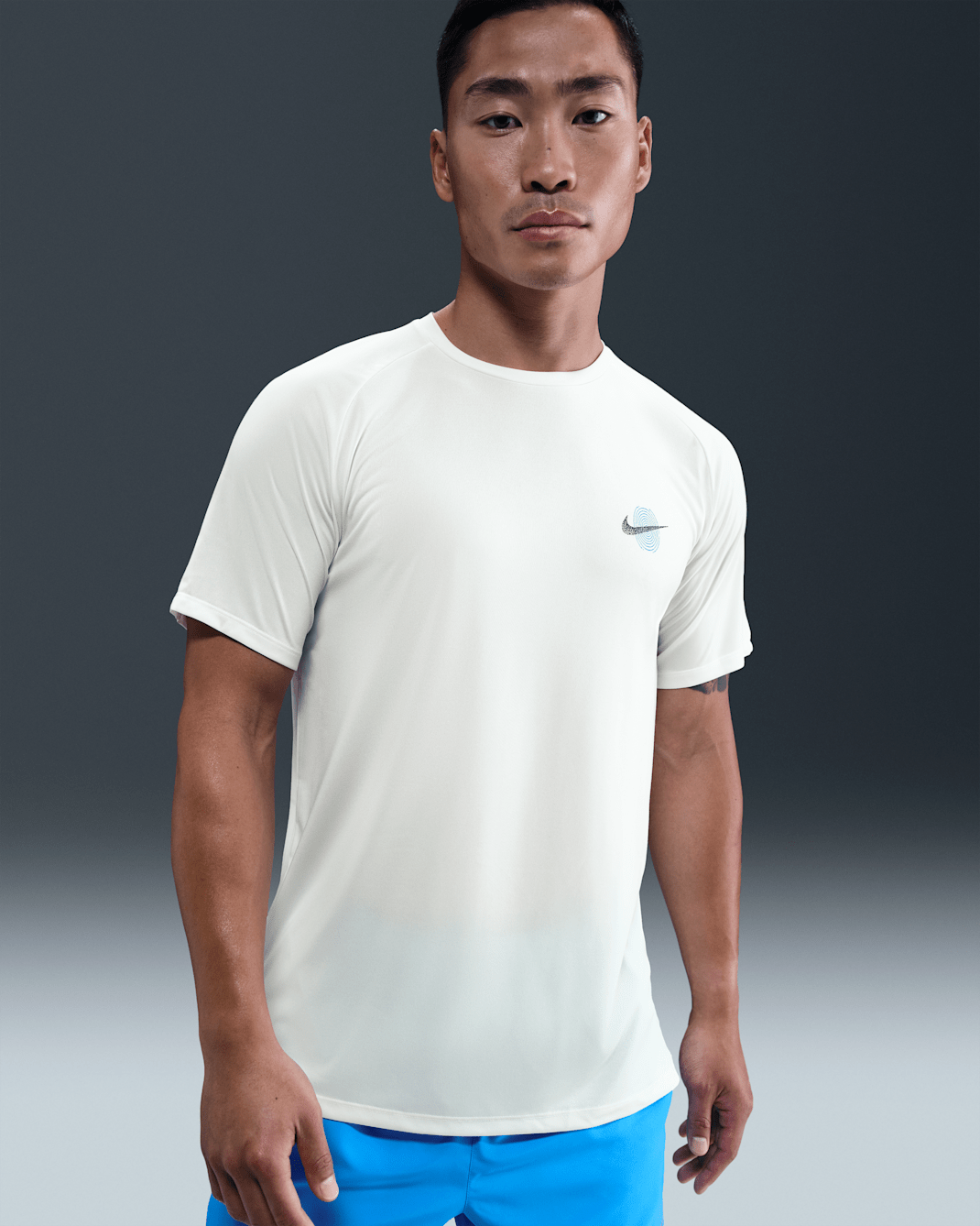 Męska koszulka z krótkim rękawem do biegania Dri-FIT ADV Nike Stride - Sail