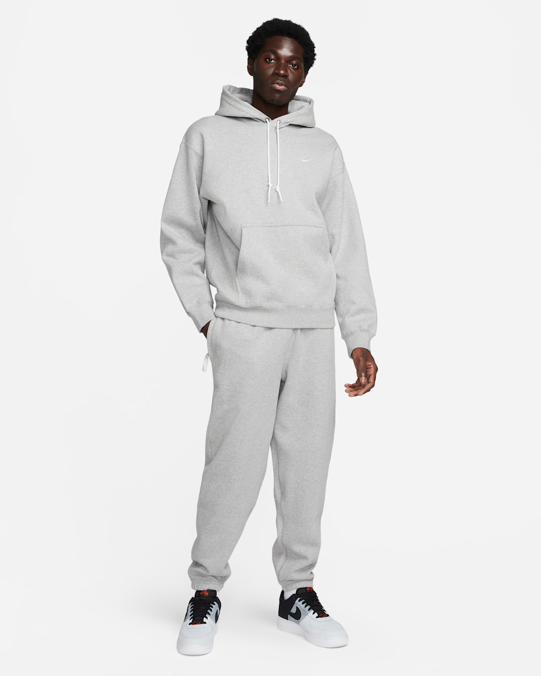 Nike Solo Swoosh Men's Fleece Pullover Hoodie