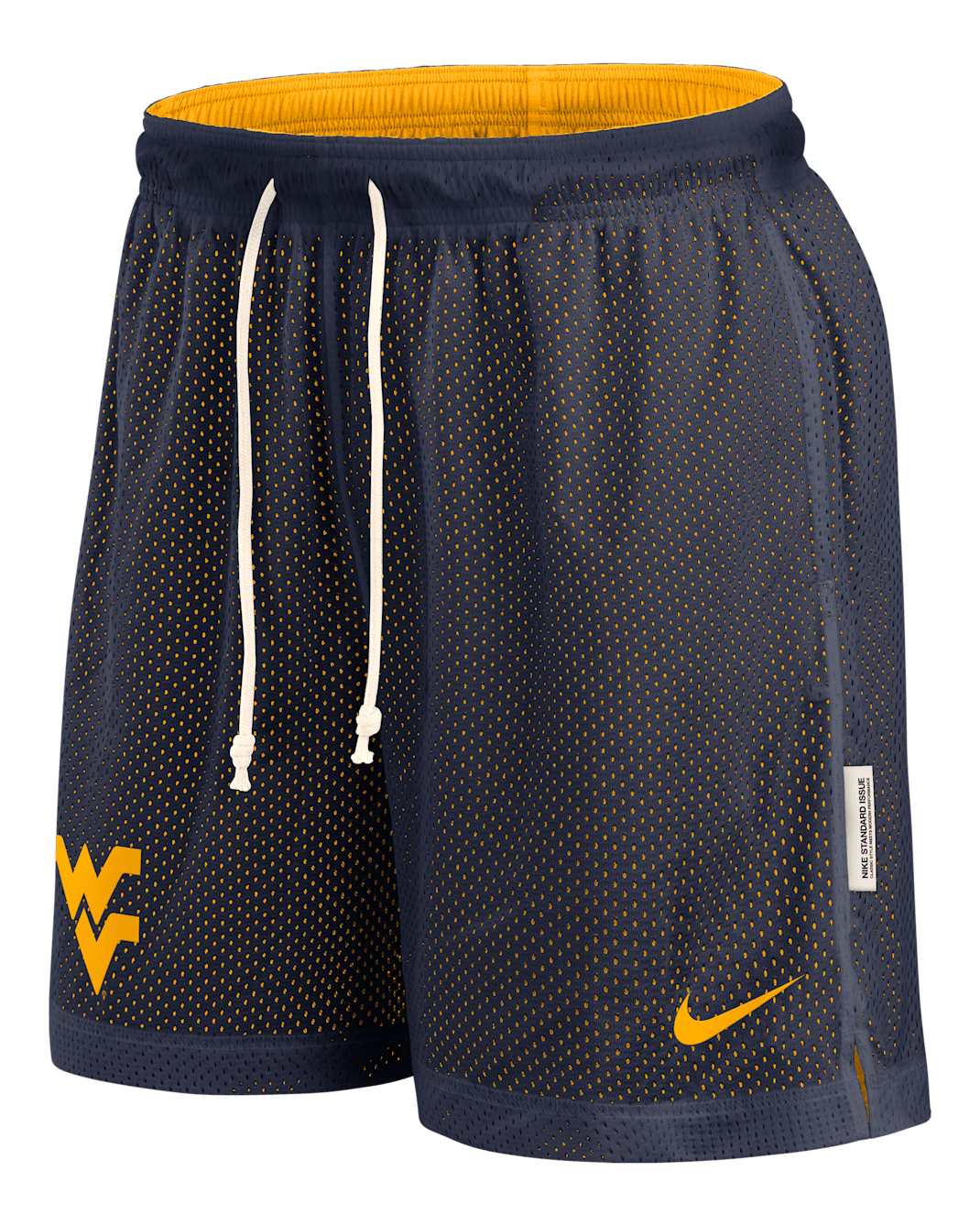 West Virginia Reversible Men's Nike Dri-FIT College Shorts - Navy