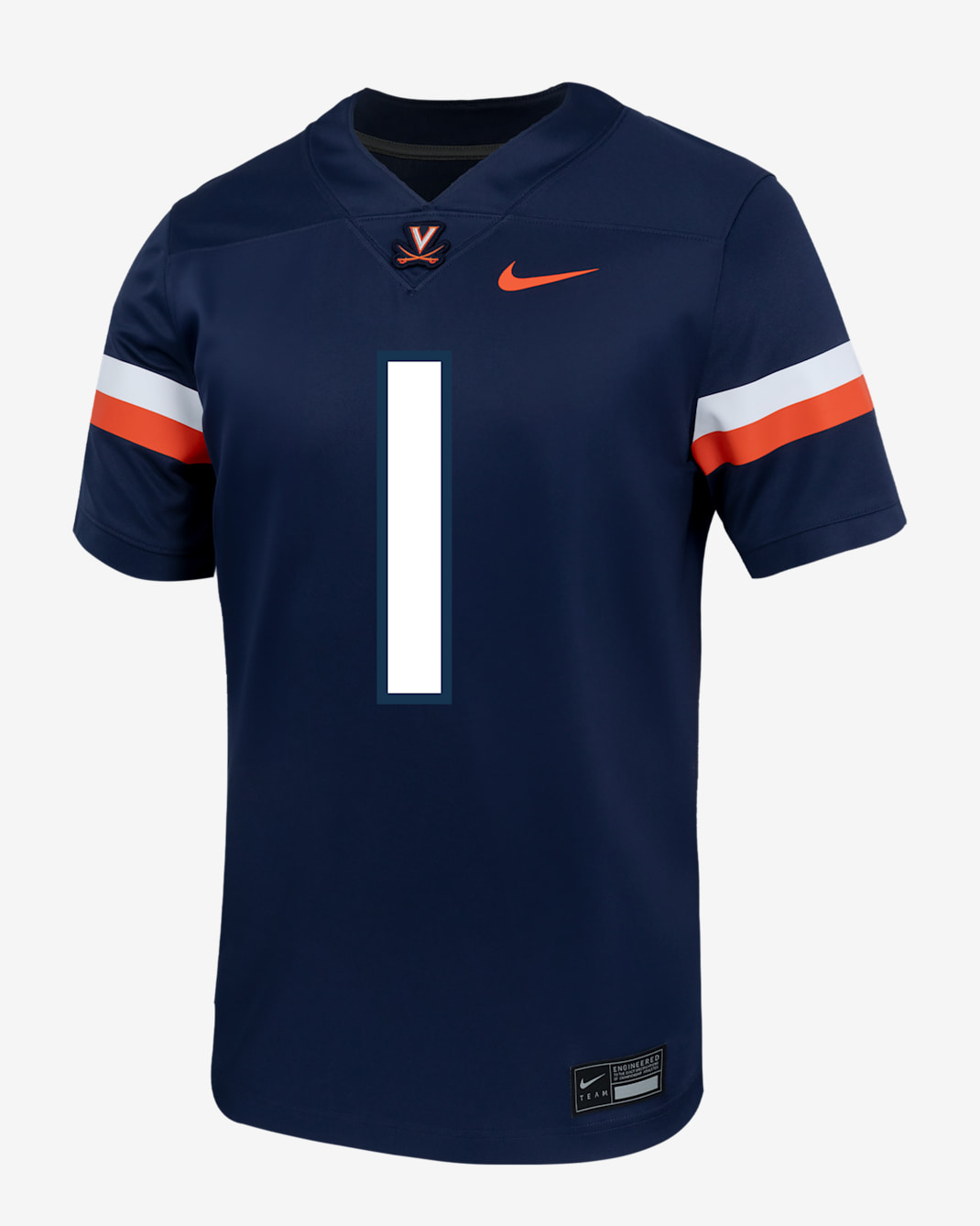 Virginia Men's Nike College Football Replica Jersey - College Navy