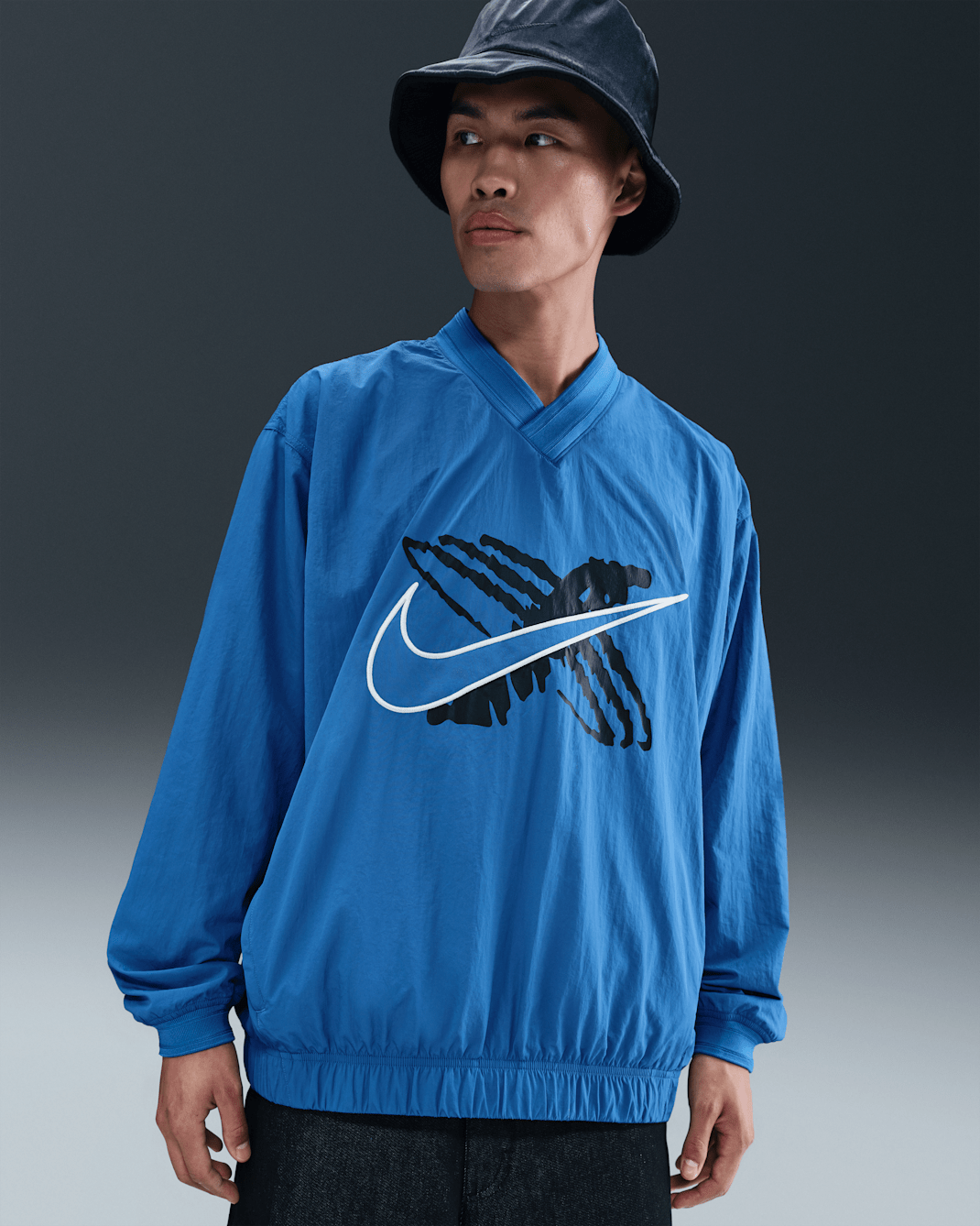 เสื้อกันลมผู้ชาย Nike Sportswear - Star Blue