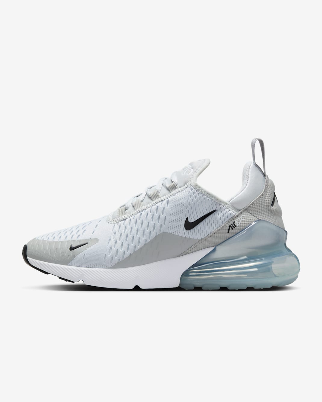 Nike Air Max 270 Women's Shoes - Pure Platinum/Light Smoke Grey/Metallic Silver/Black