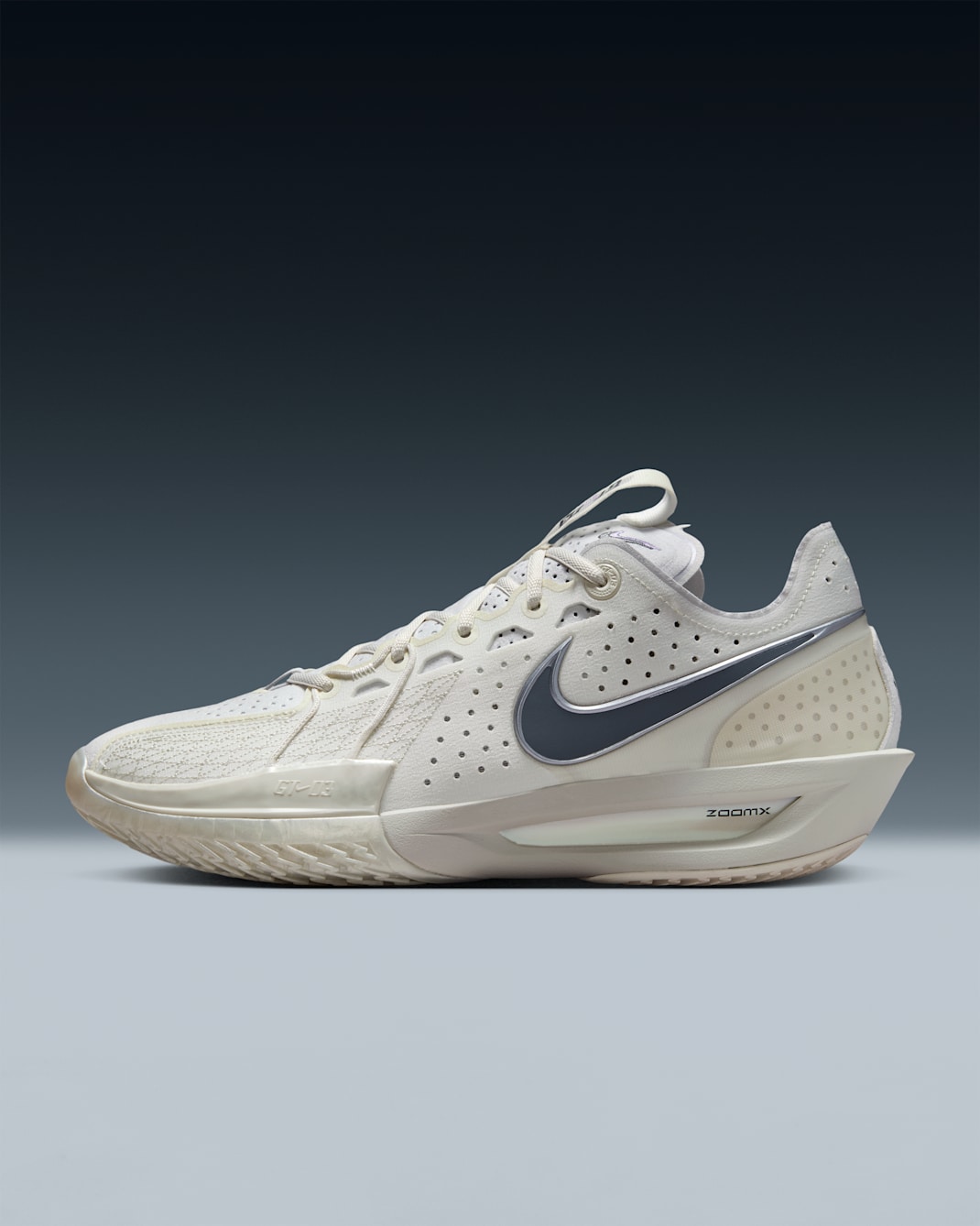 Nike G.T. Cut 3 Basketball Shoes - Sail/Light Bone/Metallic Silver/Smoke Grey