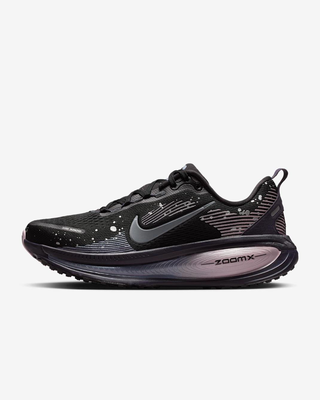 รองเท้าวิ่งโร้ดรันนิ่งผู้หญิง Nike Vomero 18 SE - ดำ/Cave Purple/Ashen Slate/Metallic Dark Grey