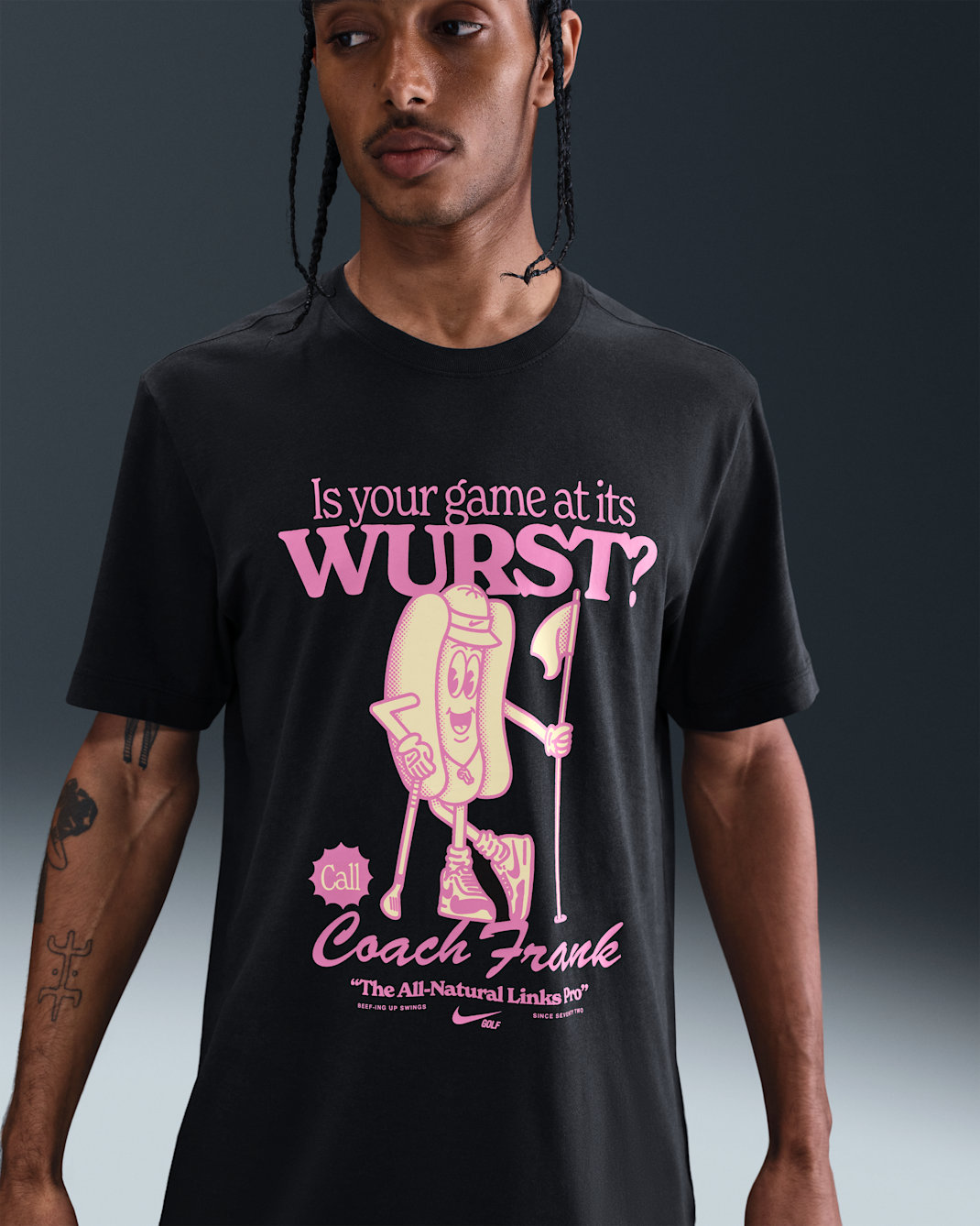 Nike Men's Golf T-Shirt - Off Noir