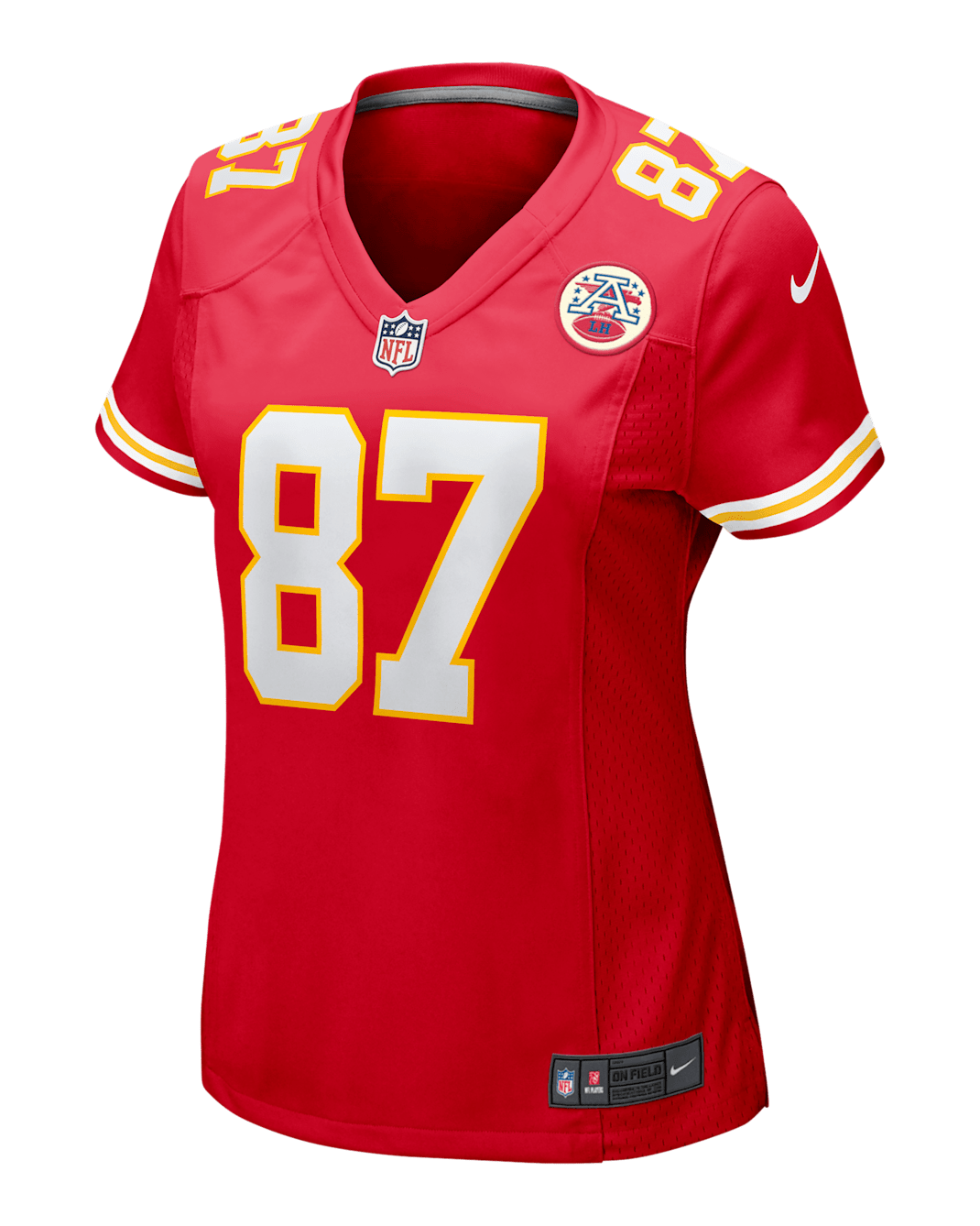 Travis Kelce Kansas City Chiefs Women's Nike NFL Game Football Jersey - Red