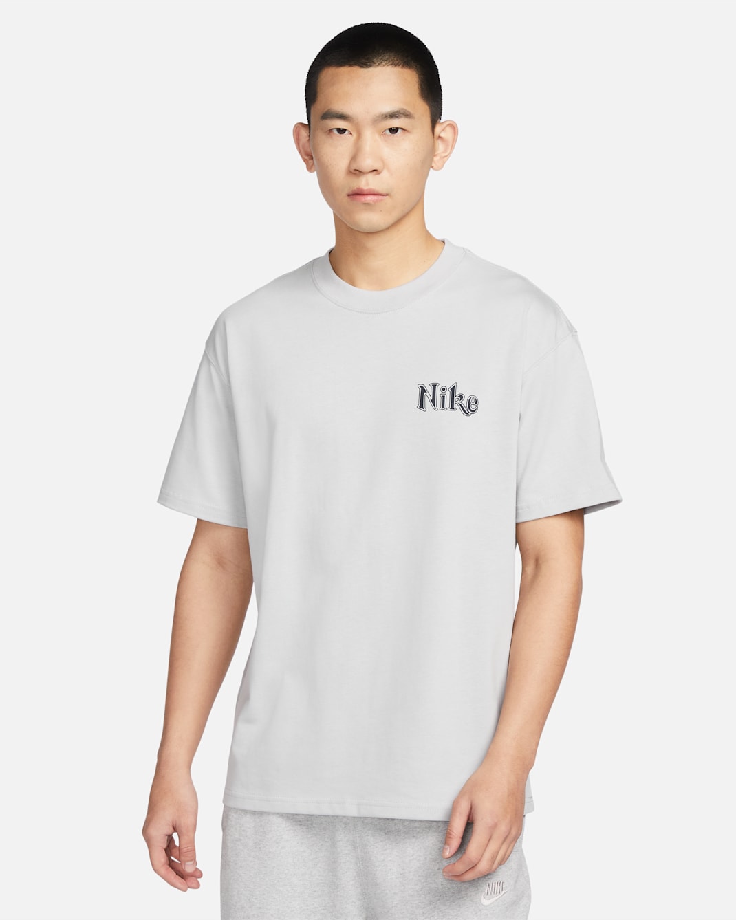 Nike Sportswear 男款 Max90 T 恤 - Grey Fog