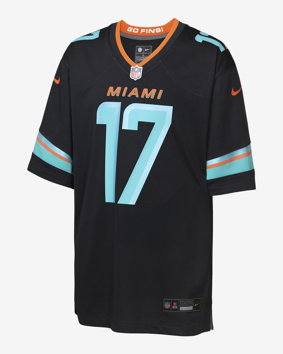 Jaylen Waddle Miami Dolphins Rivalries Collection Big Kids' Nike NFL Game Jersey - Navy