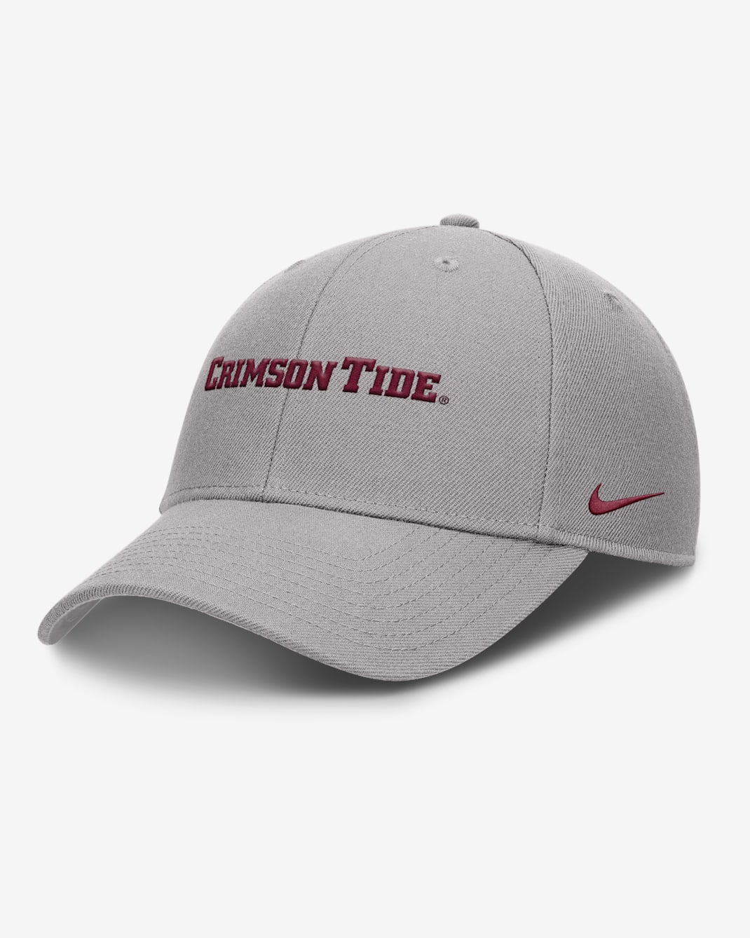 Alabama On-Field Rise Gameday Men's Nike Dri-FIT College Trucker Adjustable Hat - Grey