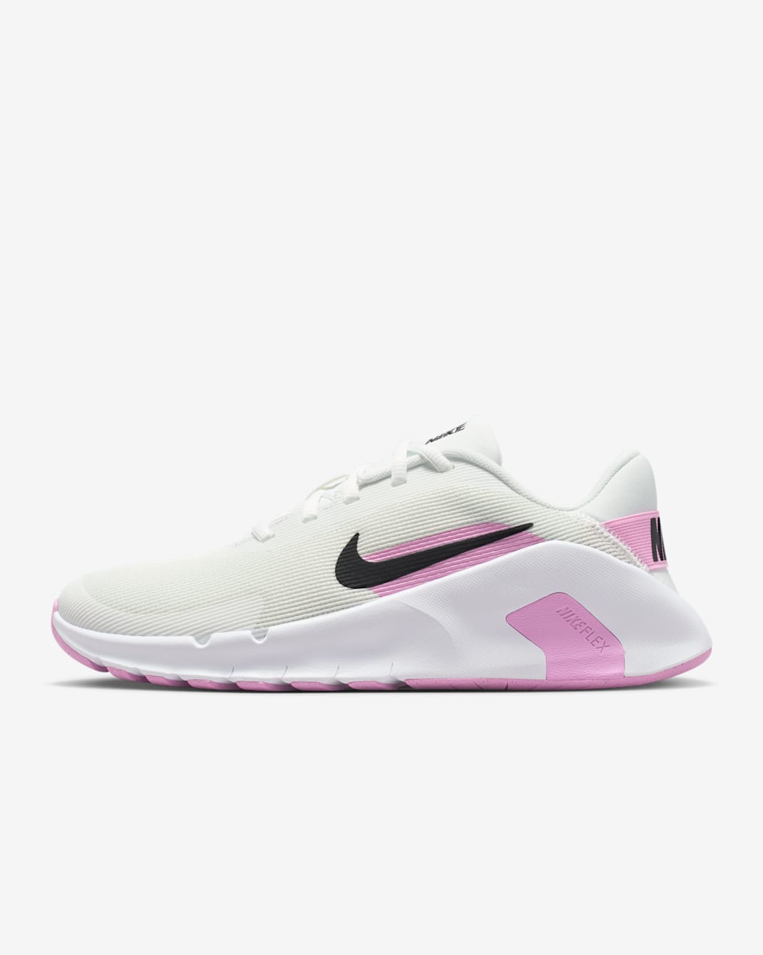 Nike Flex Train Women's Workout Shoes - Summit White/Light Magenta/White/Black