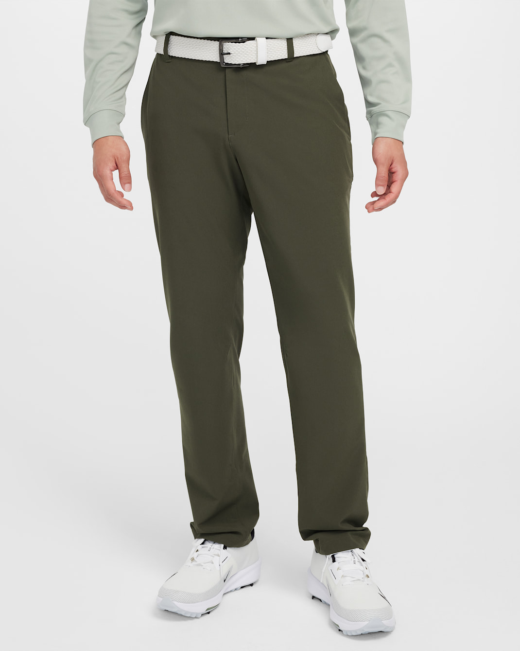 Nike Tour Repel Flex 男款高爾夫合身長褲 - Cargo Khaki/黑色