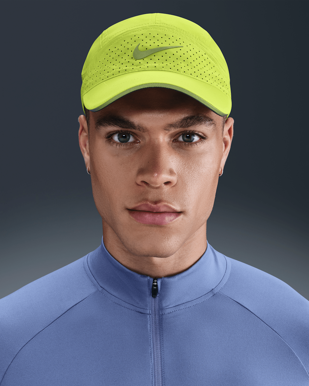 Εύκαμπτο καπέλο jockey με ανακλαστικό σχέδιο Nike Fly Dri-FIT ADV - Cyber/Anthracite