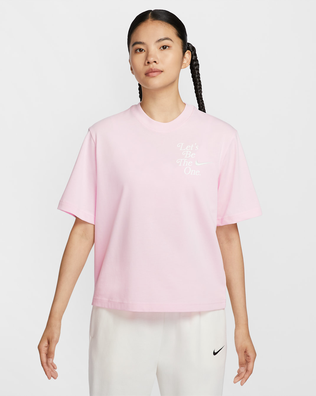 Nike Sportswear Women's Boxy T-Shirt - Pink Foam