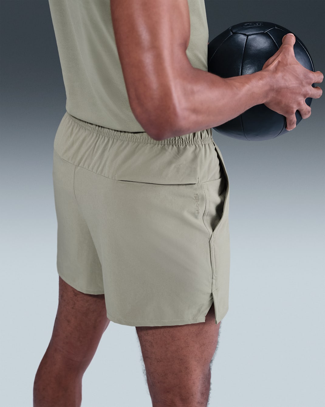 Nike Unlimited Men's Dri-FIT 5" Unlined Versatile Shorts - Light Army/Black/Light Army