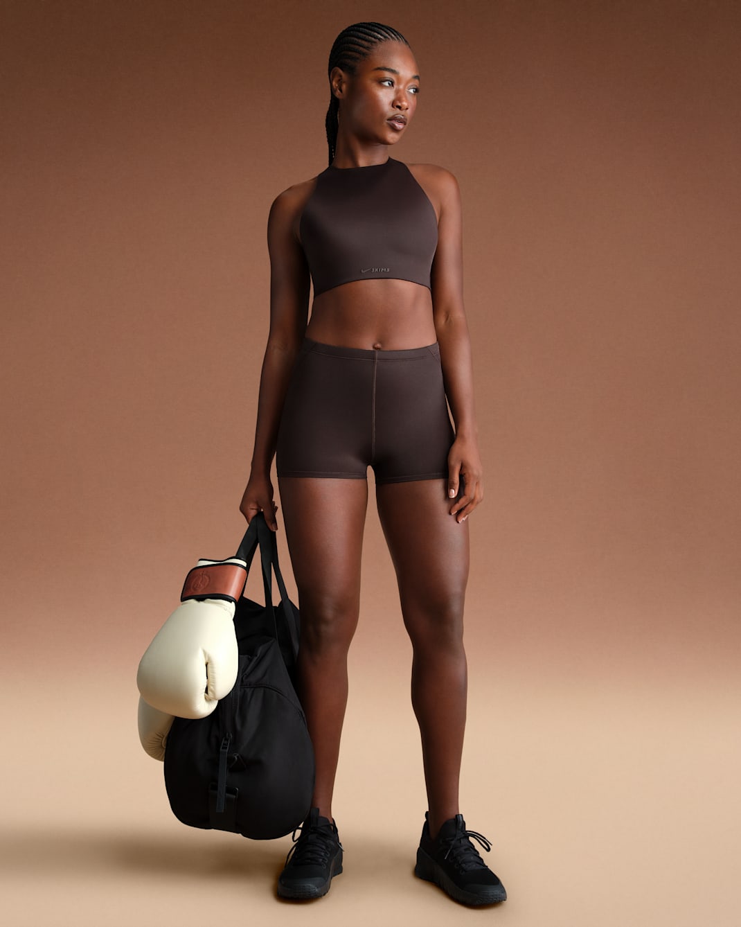 NikeSKIMS Shine Women's Mid-Rise 2" Boyshorts with Drawcord - NSKM PHOENIX