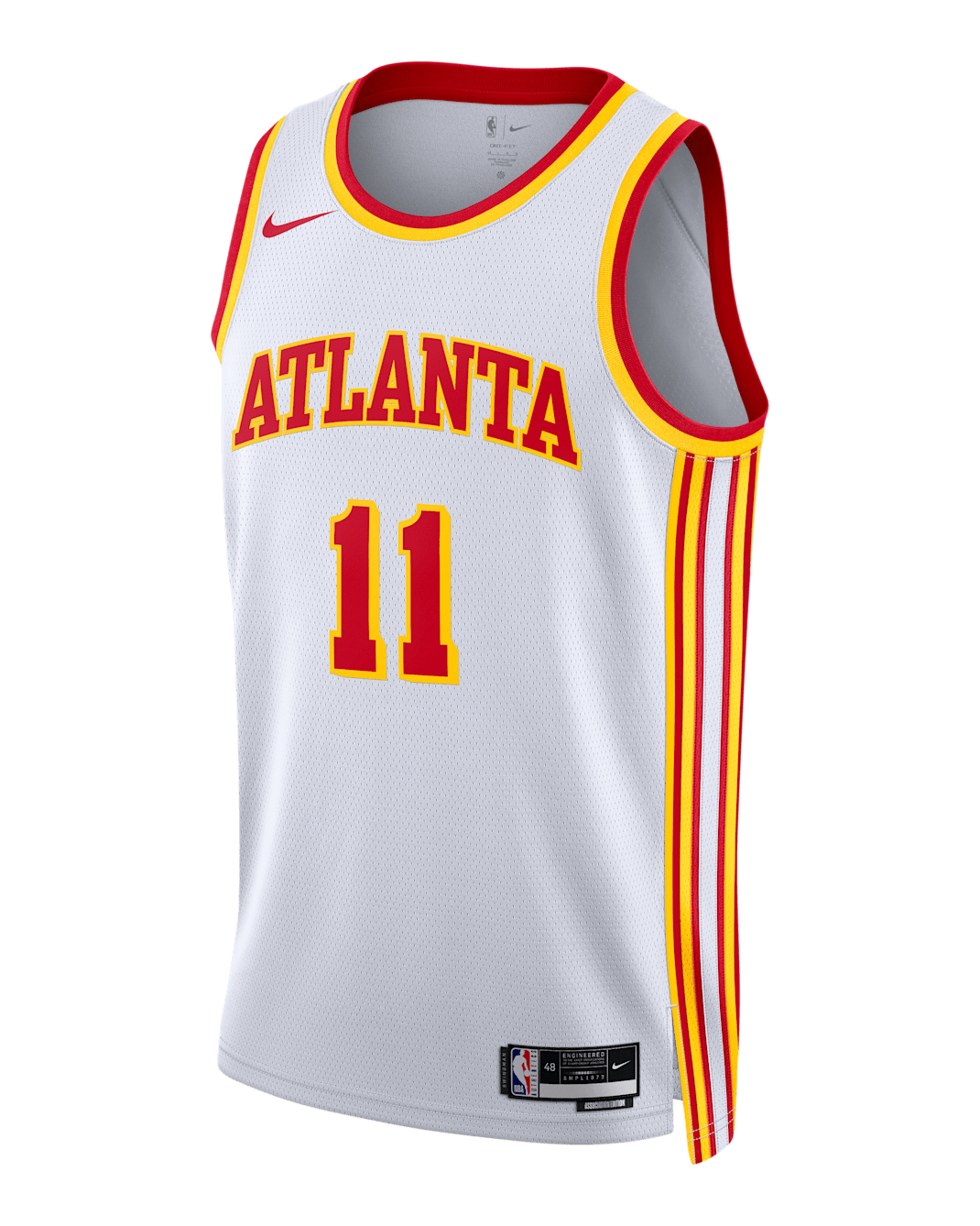 Atlanta Hawks Association Edition 2022/23 Nike Dri-FIT NBA Swingman Jersey - White