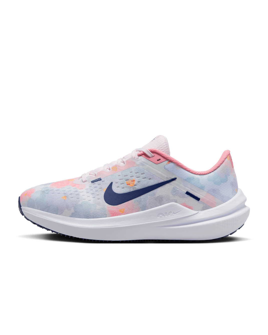 Nike Winflo 10 Premium 女款路跑鞋 - Pearl Pink/Coral Chalk/白色/Midnight Navy