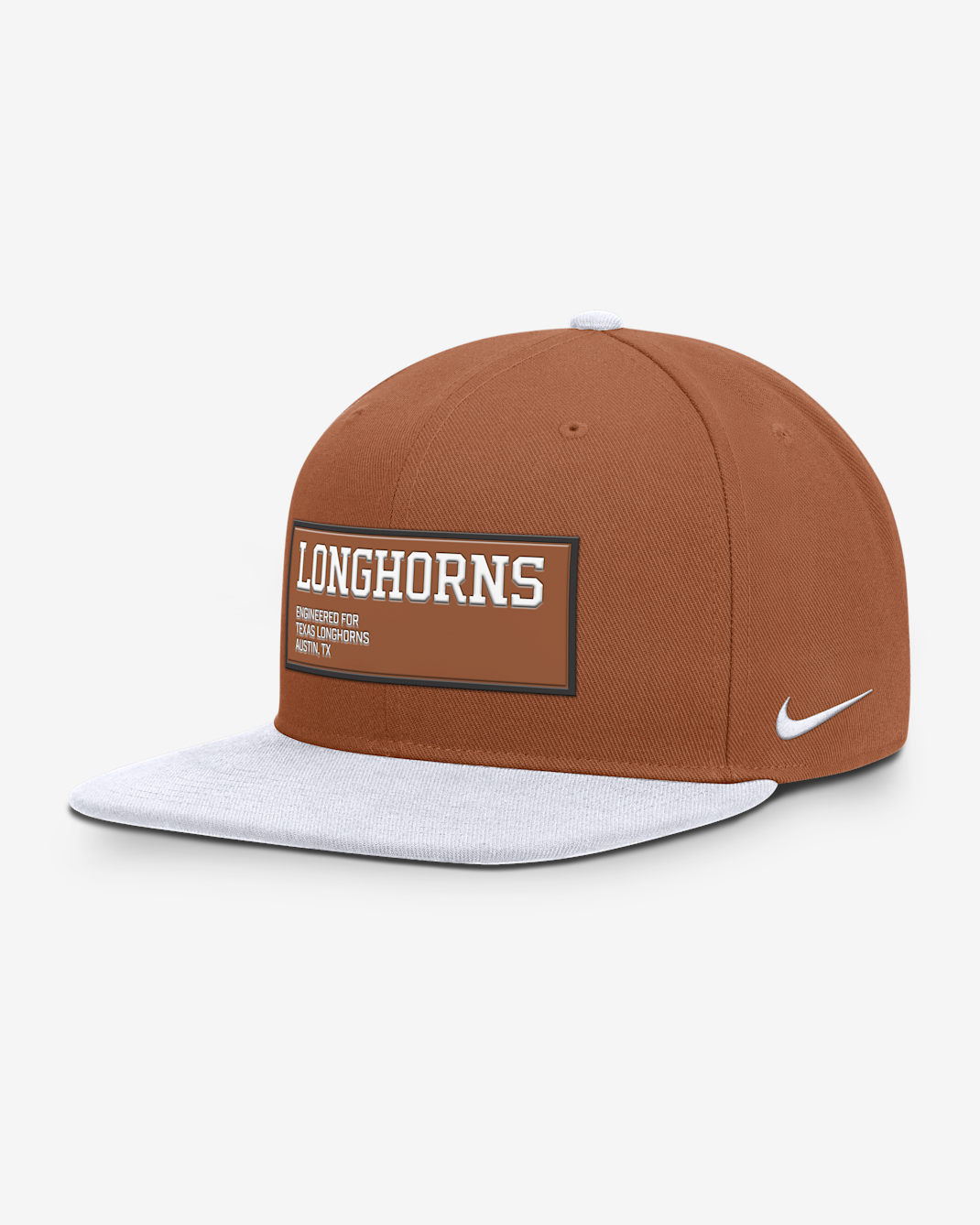 Gorra universitaria Nike Dri-FIT ajustable para hombre Texas On-Field Pro - Naranja quemado
