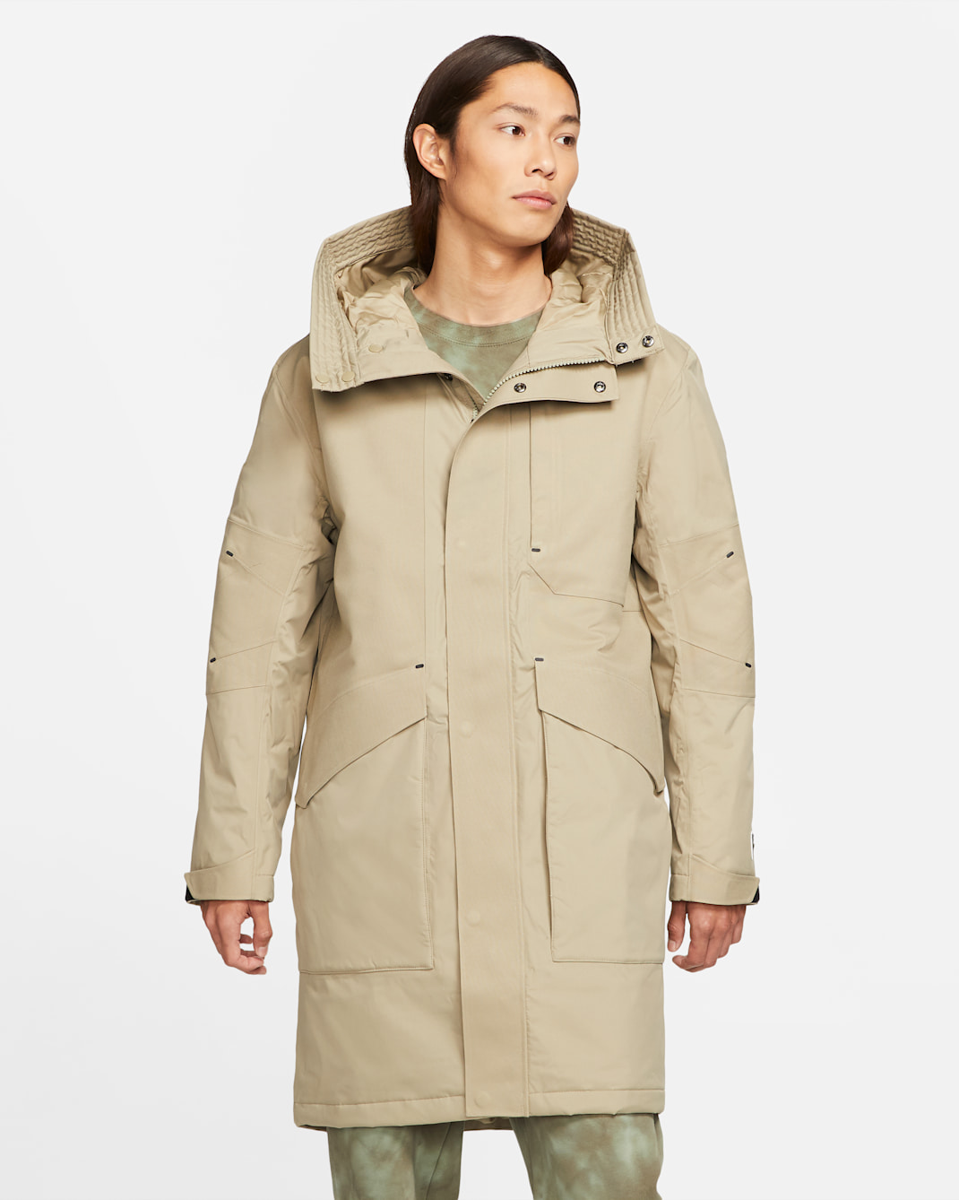 Nike Sportswear Synthetic-Fill Men's Hypershield Parka - Mystic Stone