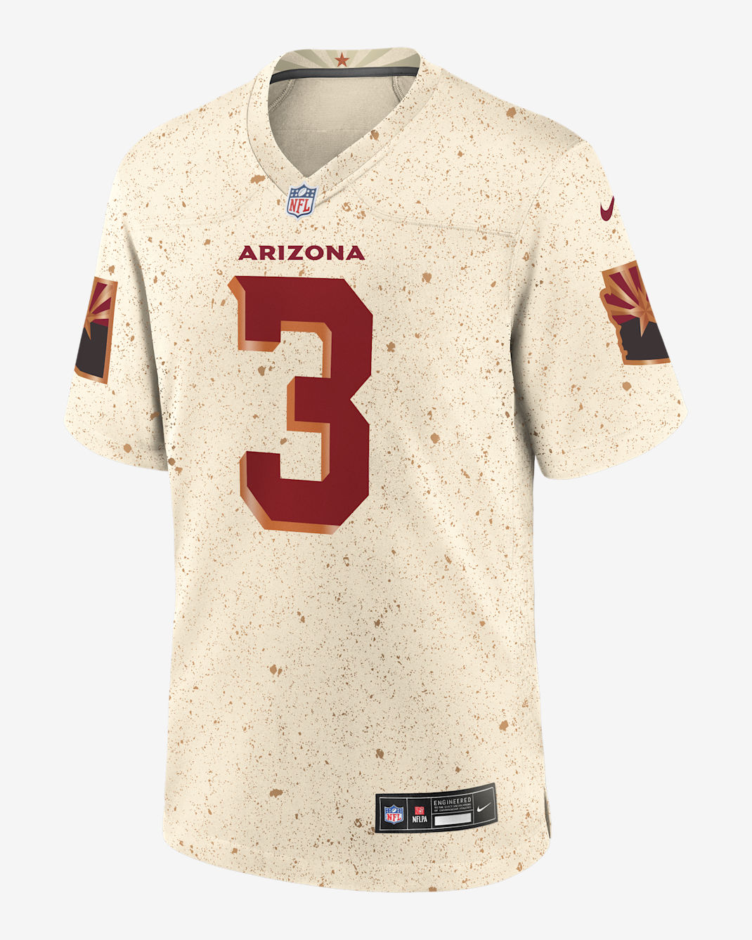 Budda Baker Arizona Cardinals Rivalries Collection Men’s Nike NFL Game Jersey - Natural