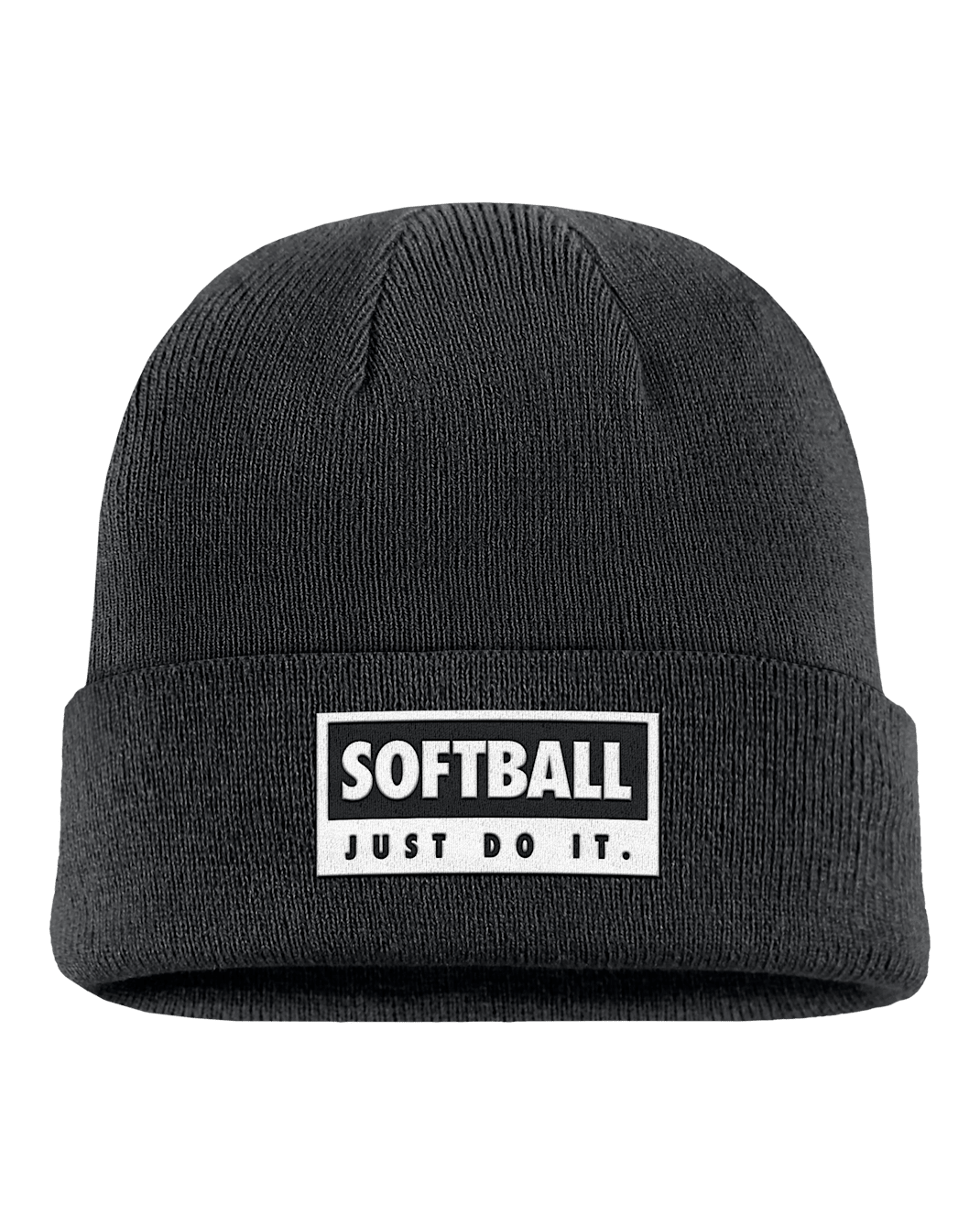 Nike Swoosh Peak Softball Beanie - Black